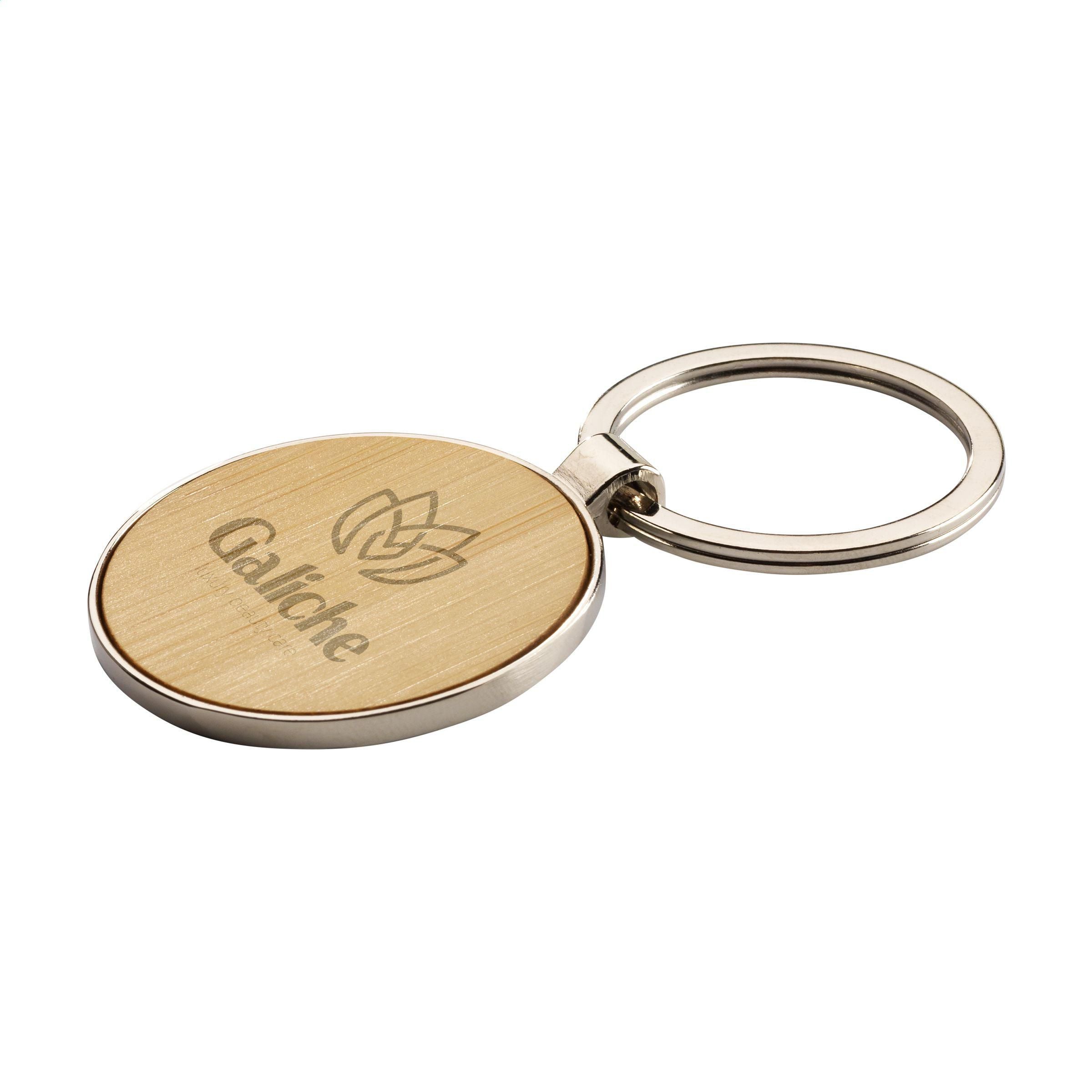 Bamboo Key Circle Keyring