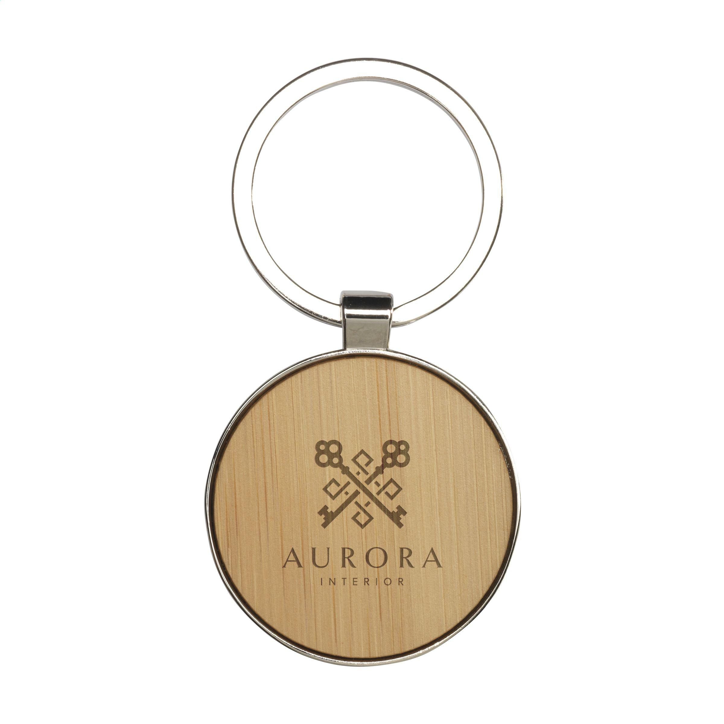 Bamboo Key Circle Keyring