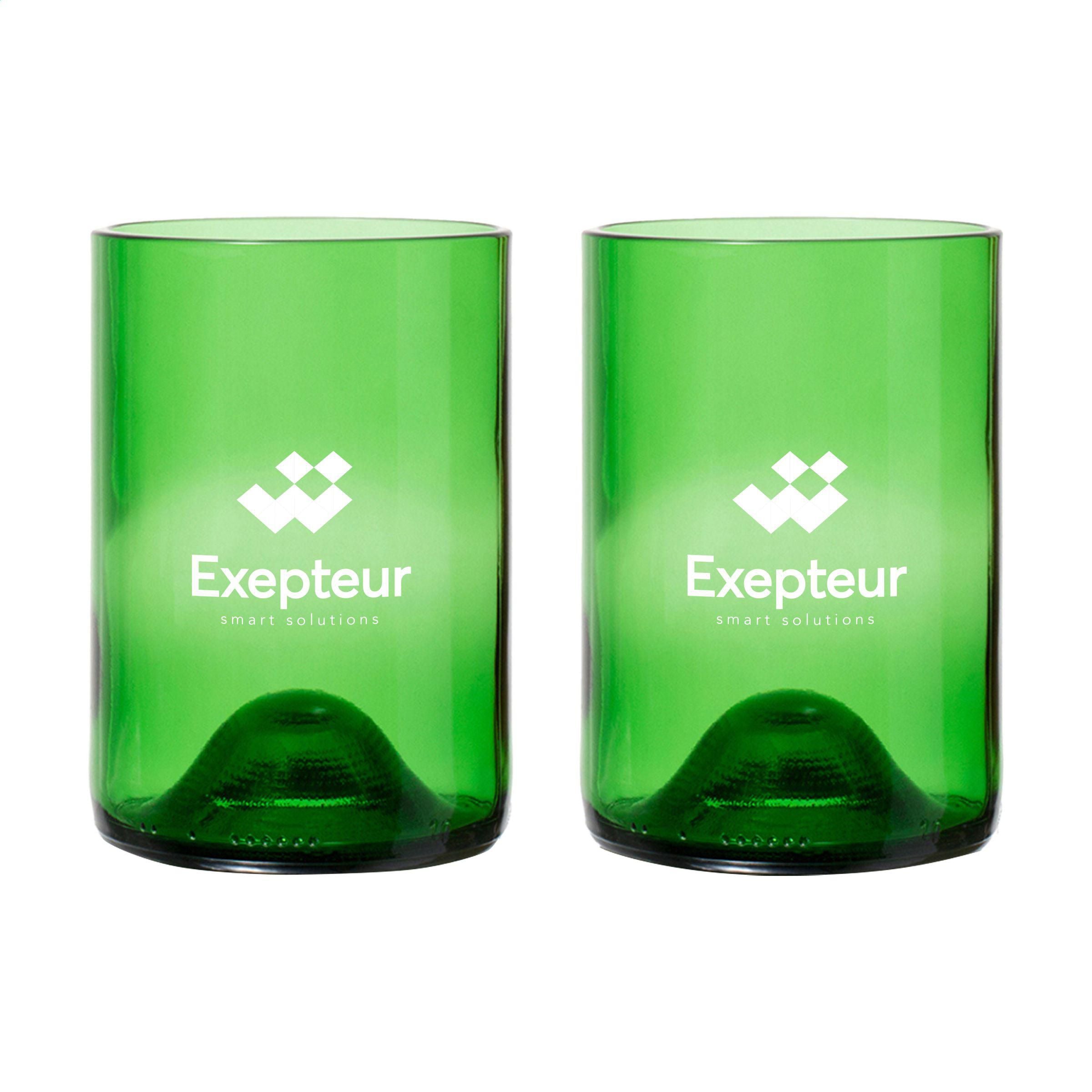 Rebottled® Tumbler 2-Pack Drinking Glasses