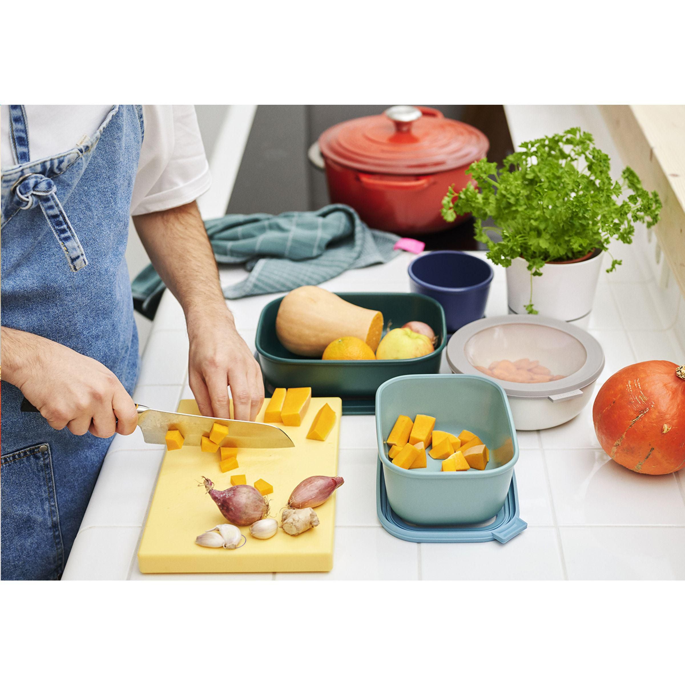 Mepal Cirqula Multi Use Rectangular Bowl 1 L Lunchbox