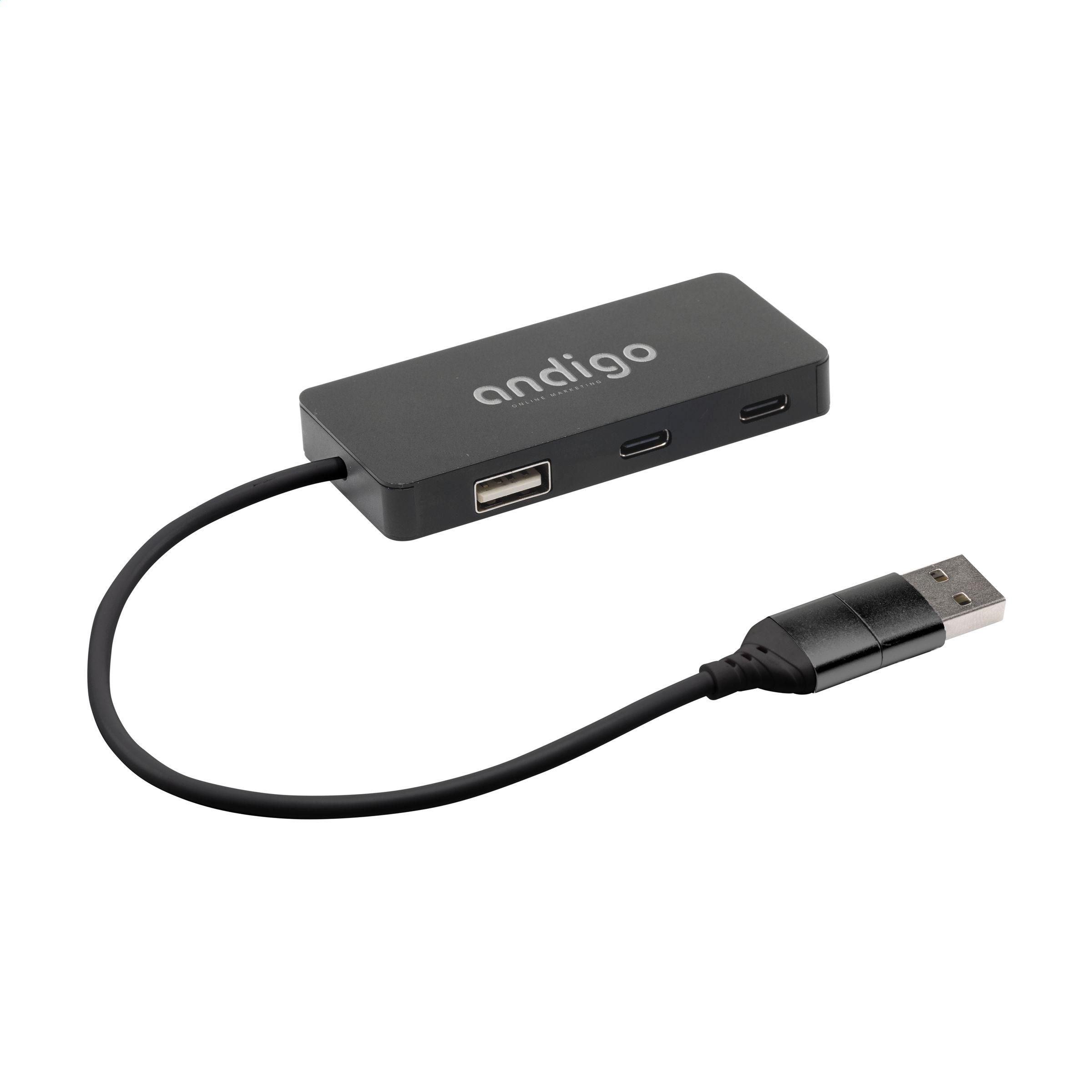 Tecco Grs Recycled Alu Usb Hub
