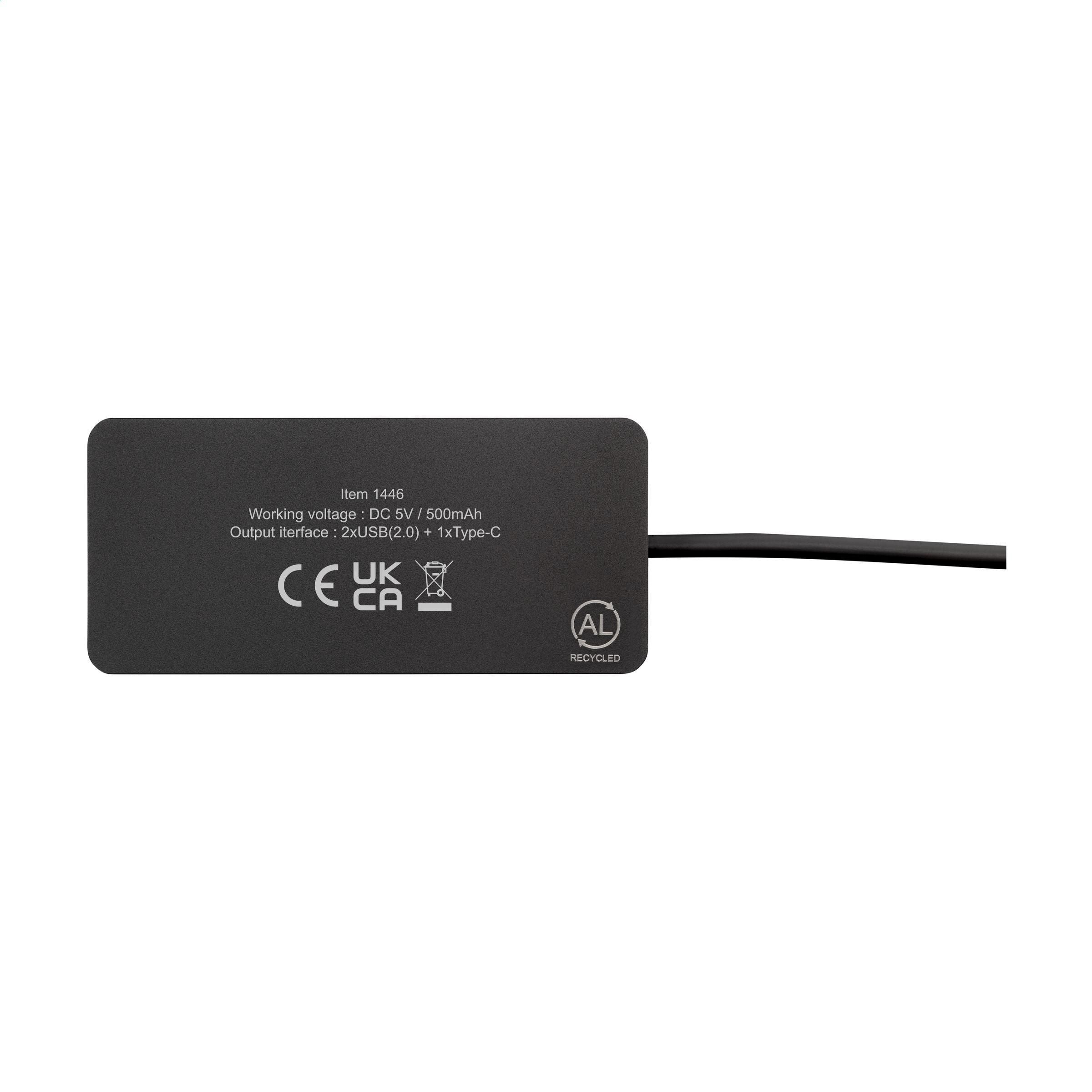 Tecco Grs Recycled Alu Usb Hub