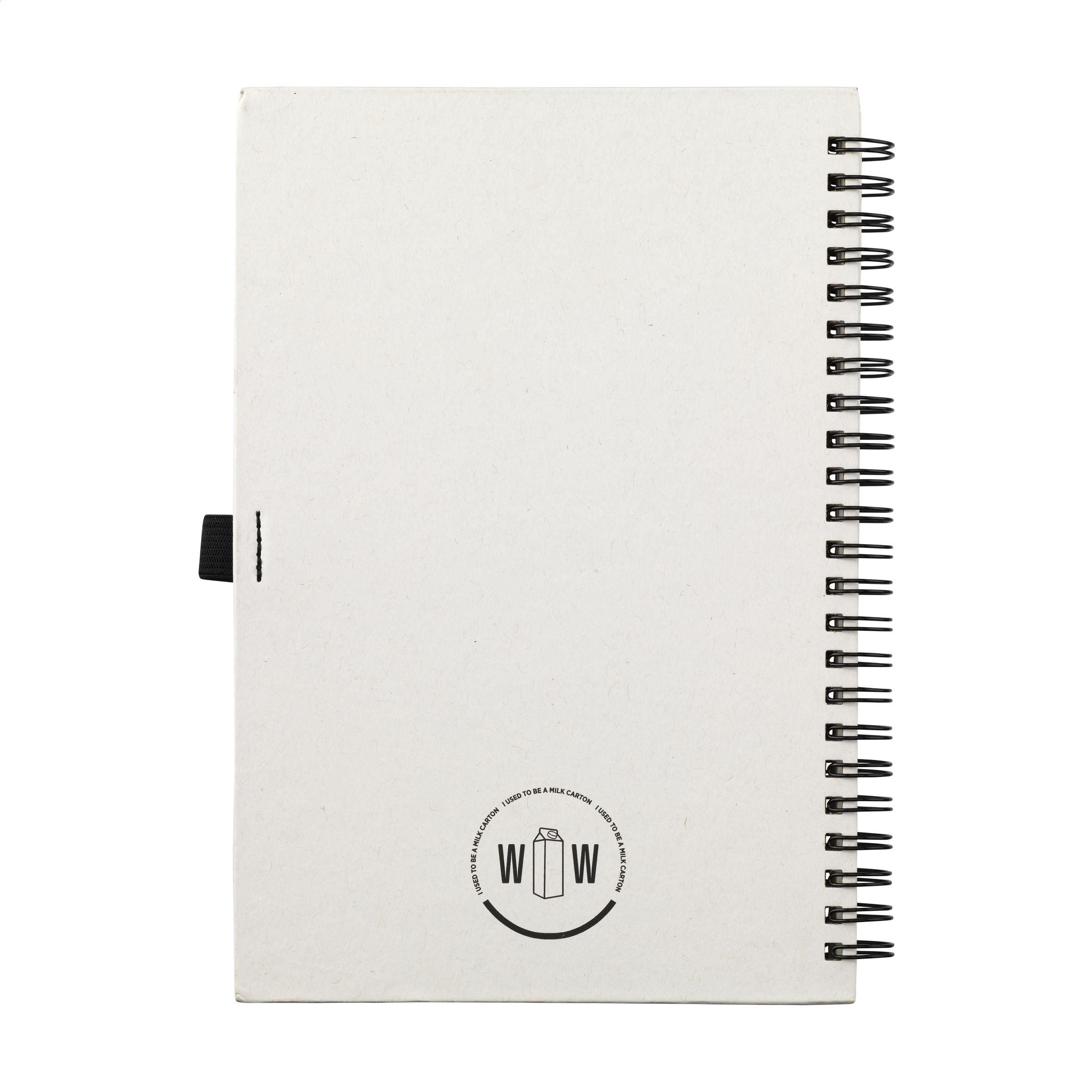 Milk-Carton Wire-O Paper Notebook A5