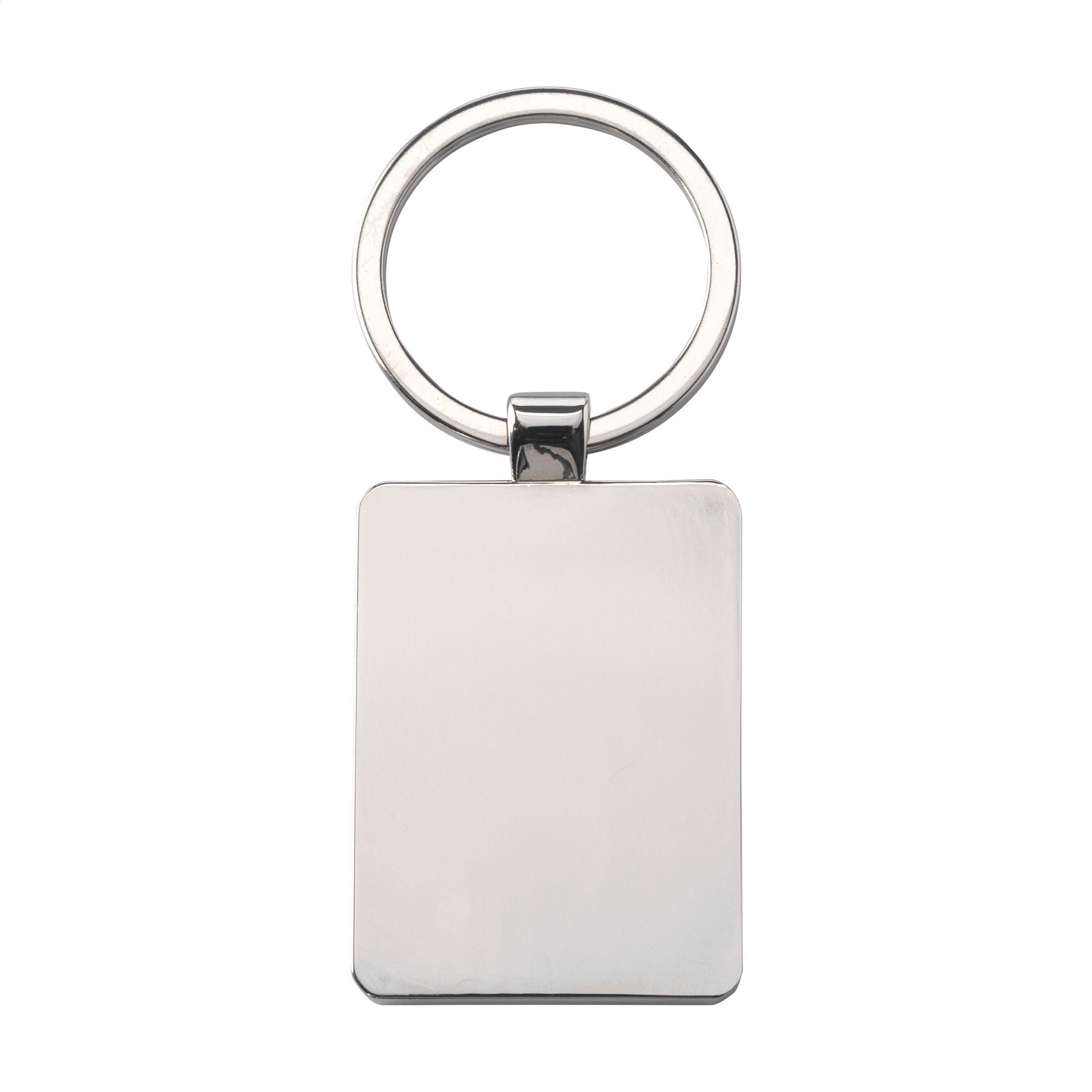 Bamboo Key Rectangle Keyring
