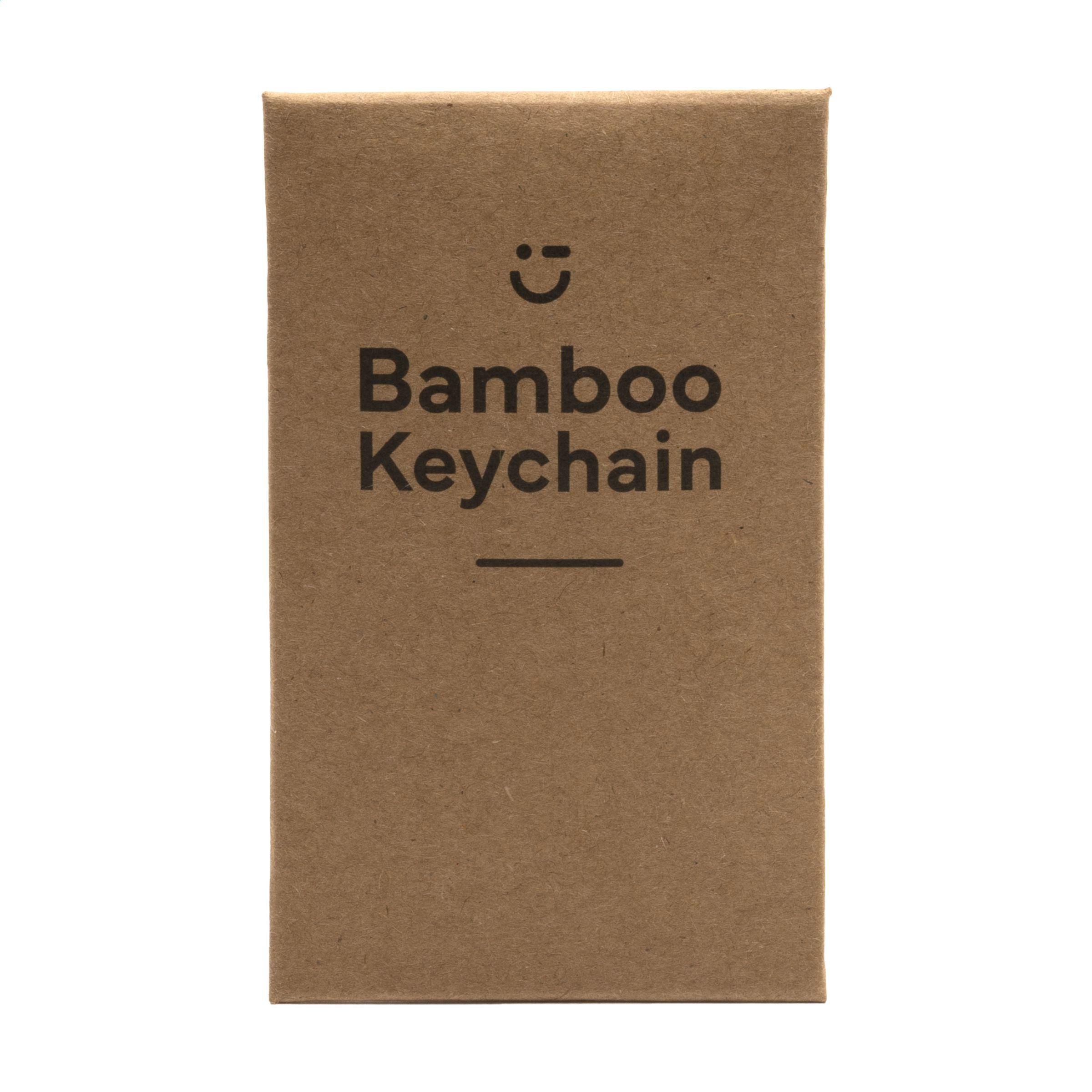Bamboo Key Rectangle Keyring
