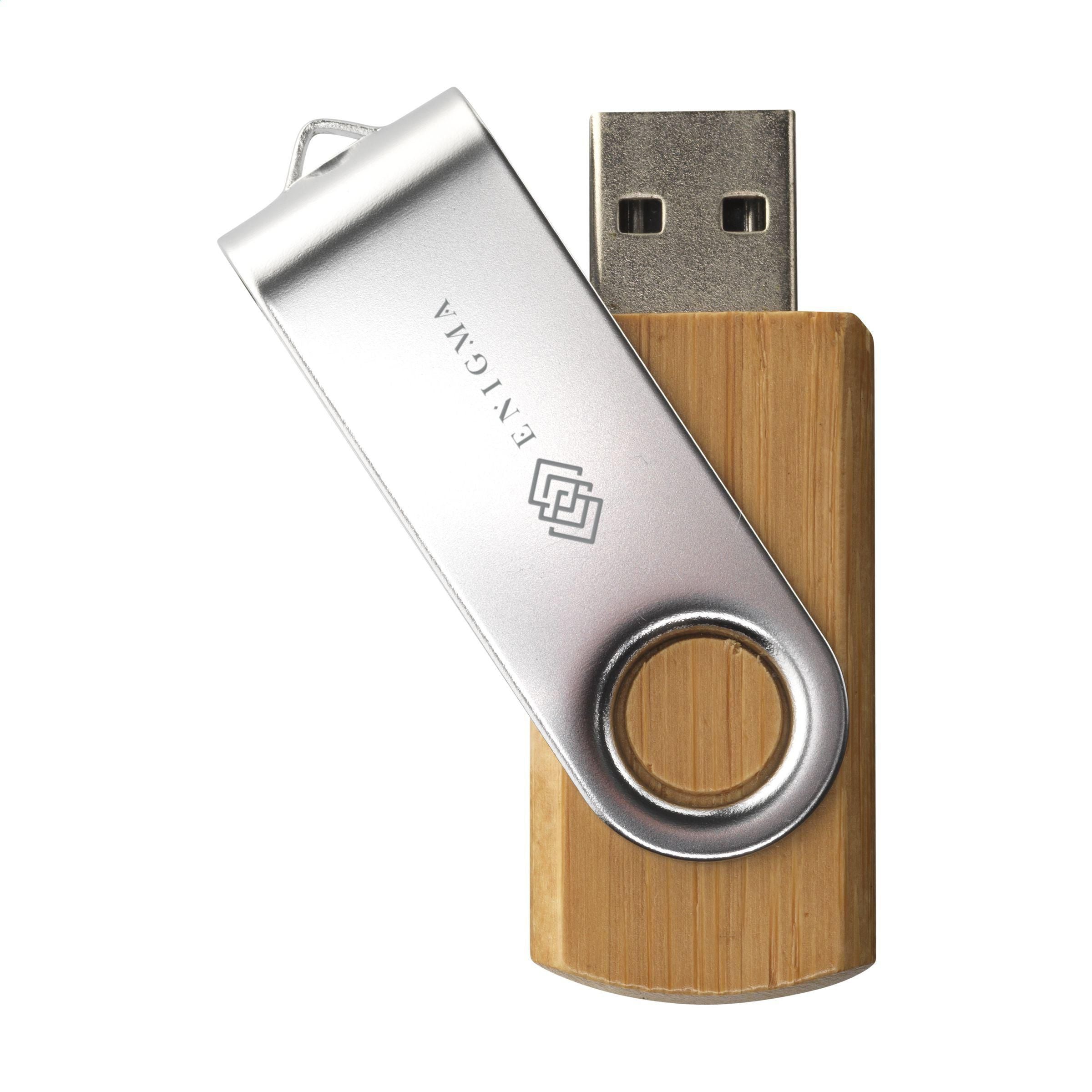 Usb Twist Bamboo From Stock 8 Gb