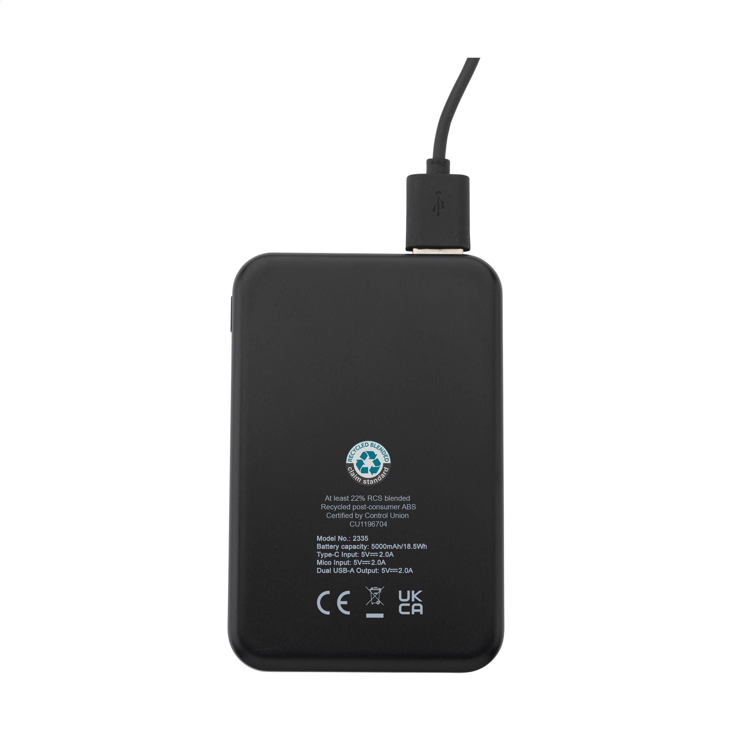 Compact 5000 Rcs Recycled Abs Powerbank