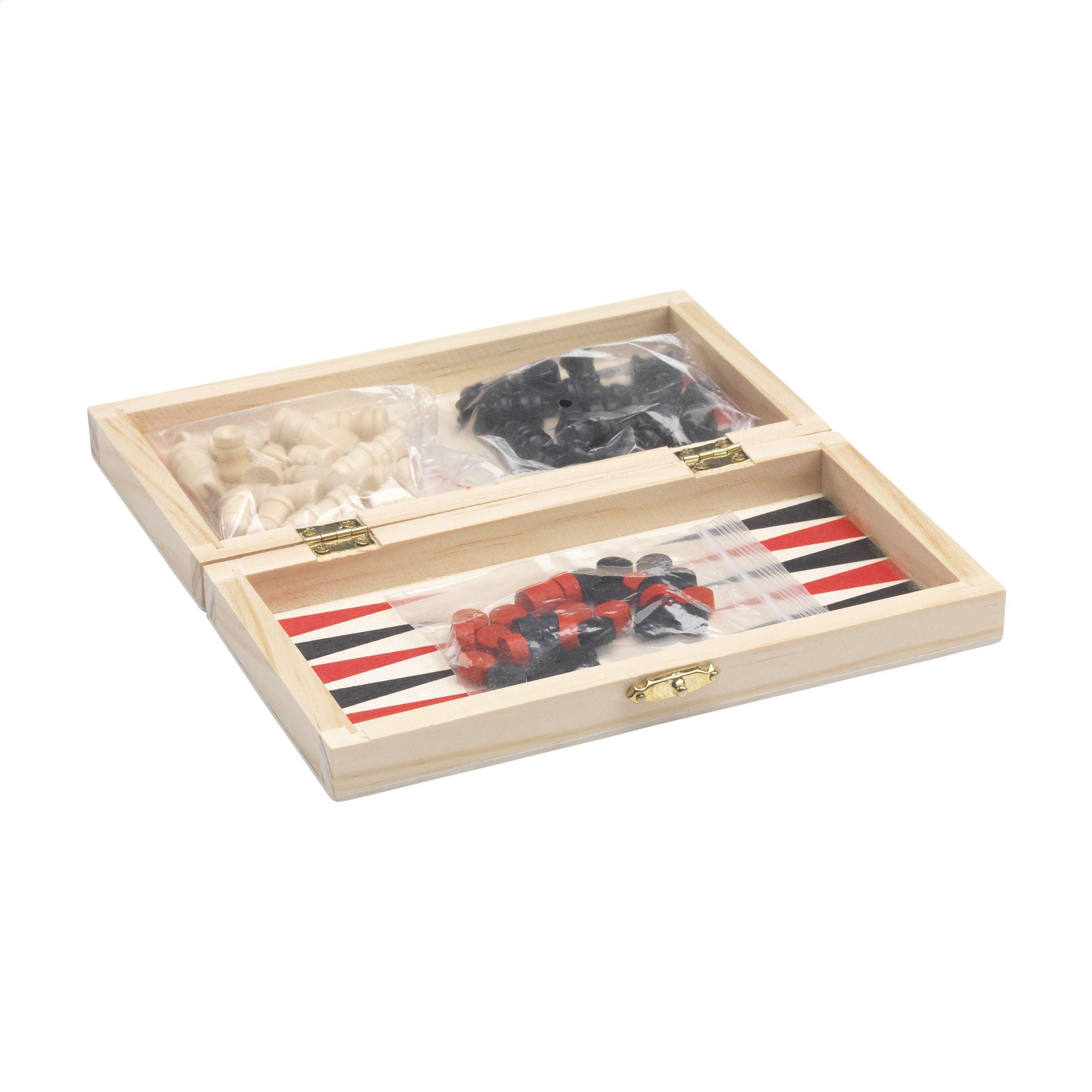 Checkmate Game Box 3-In-1