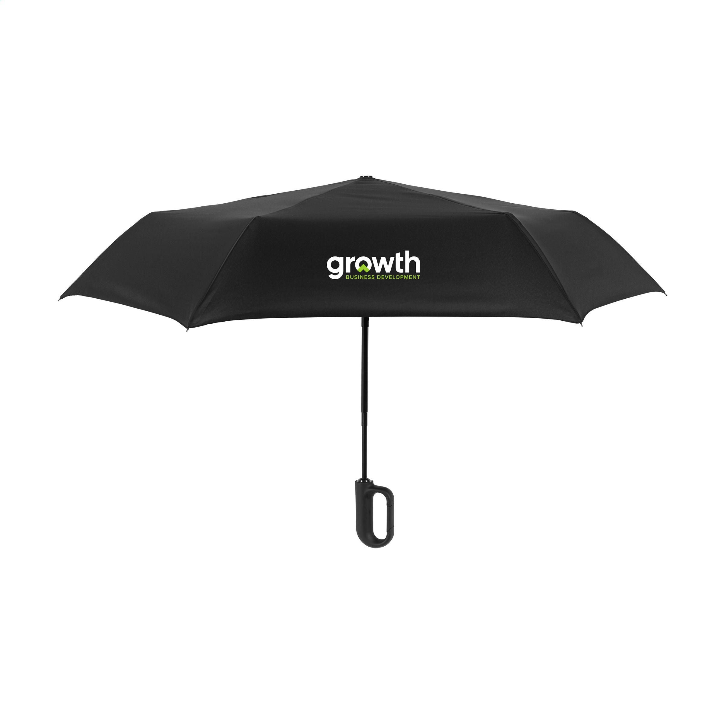 Carabiner Rcs Rpet Foldable Umbrella 21 Inch