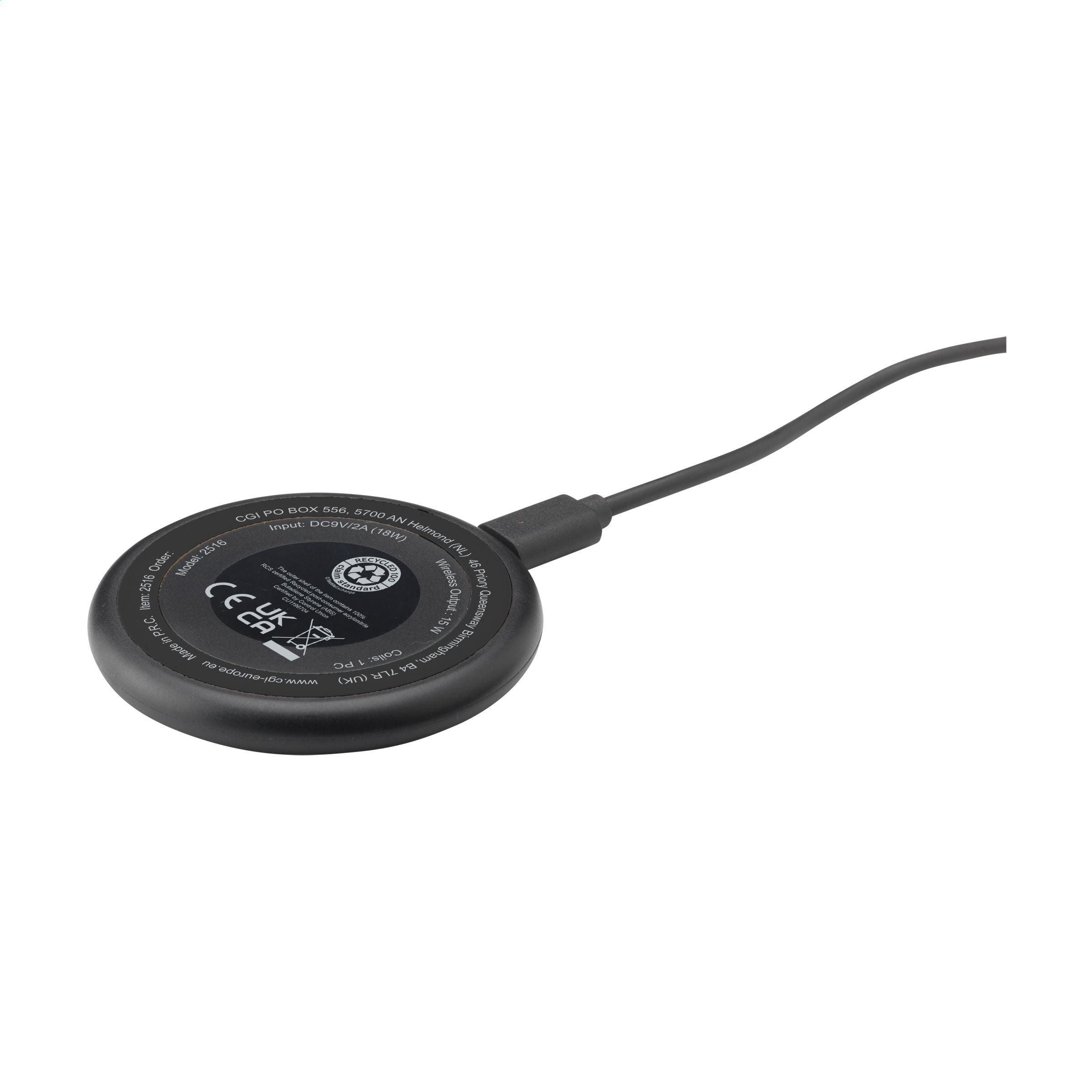 All-In-One Rcs Recycled 15W Magnetic Wireless Charger