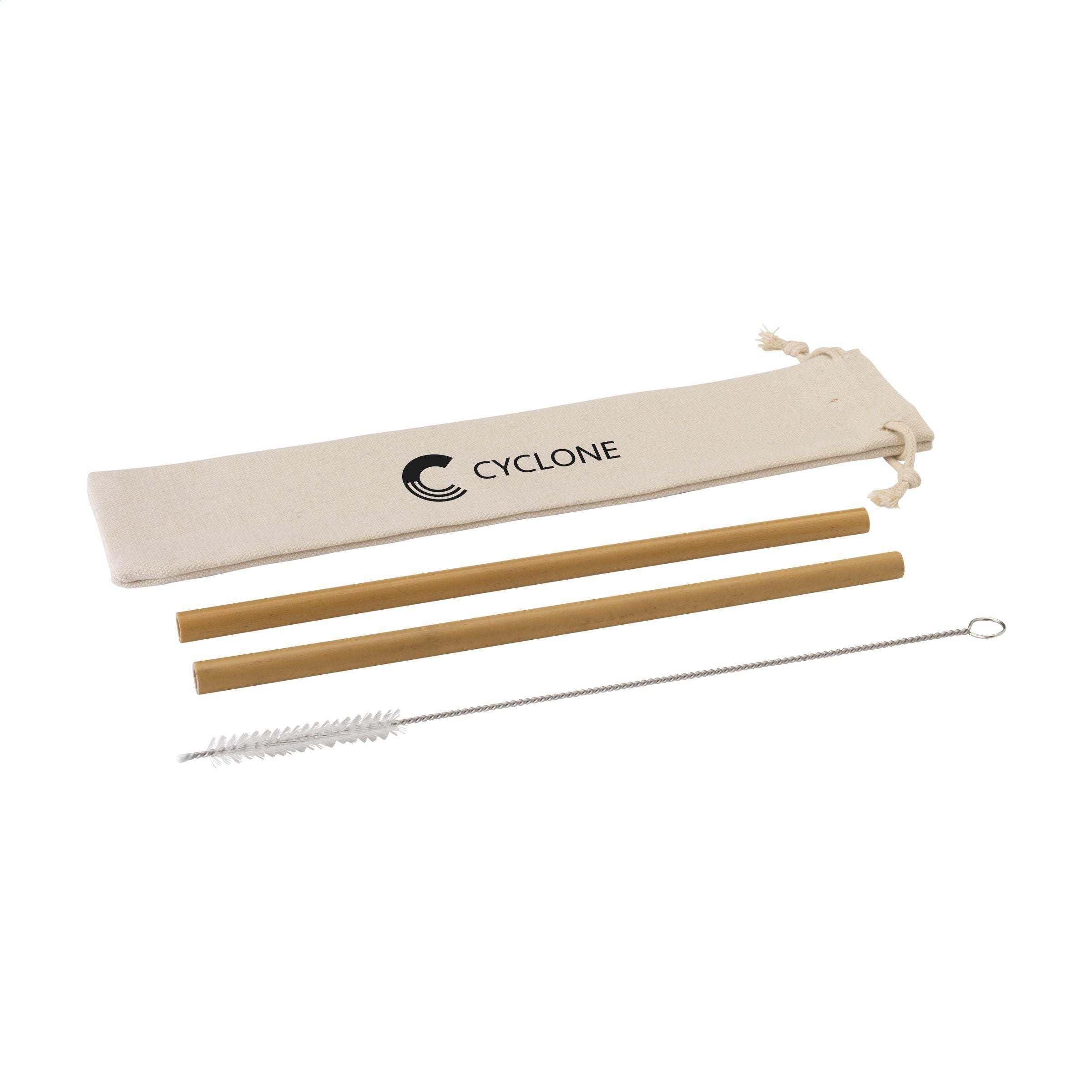 Eco Bamboe Straw Set Bamboo Straws