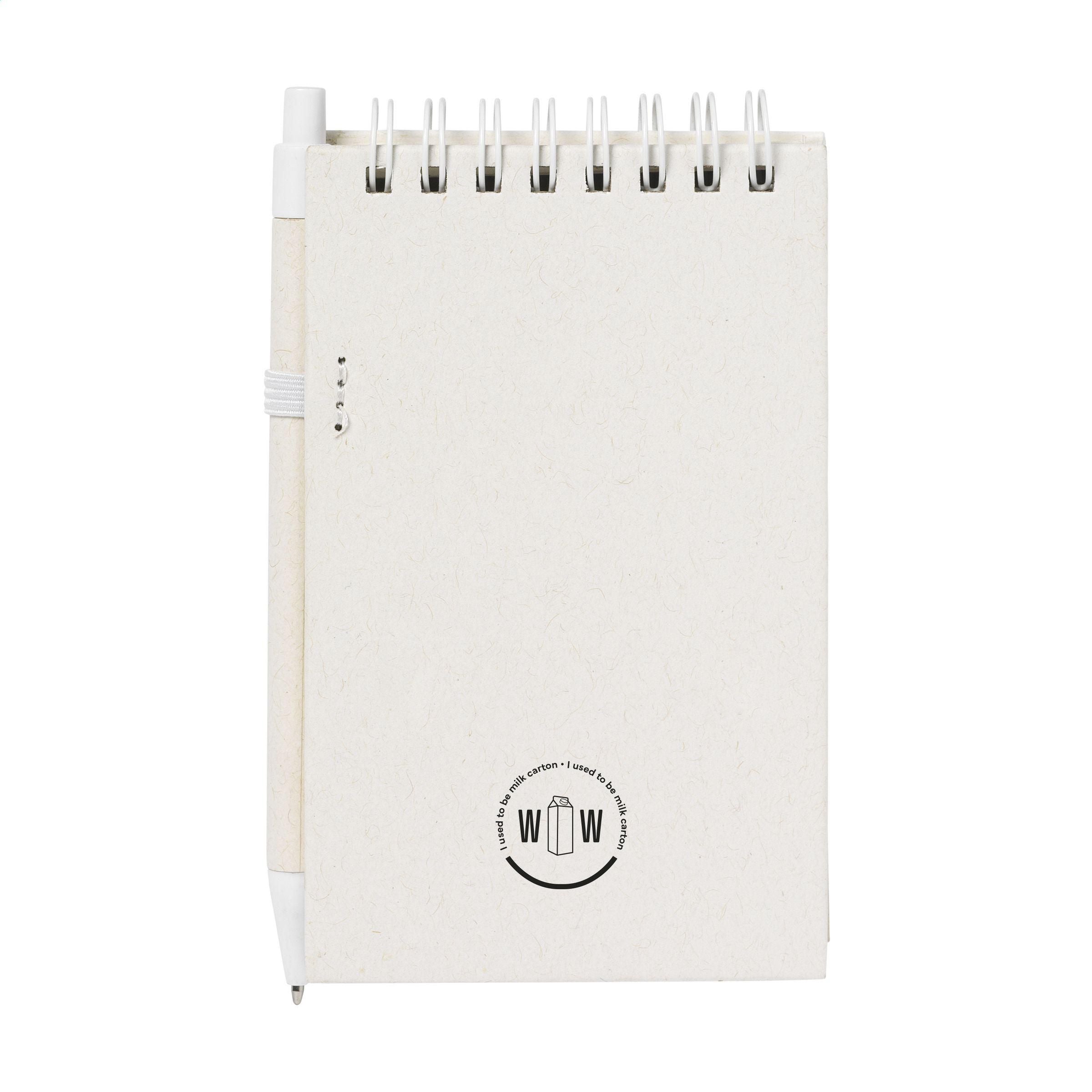 Milk-Carton Smart Note Set Paper Notebook
