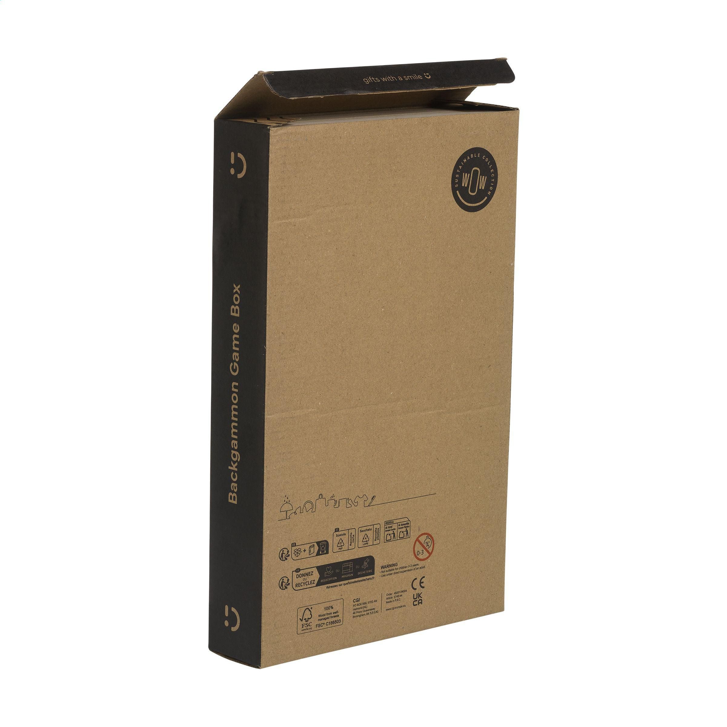 Backgammon Game Box