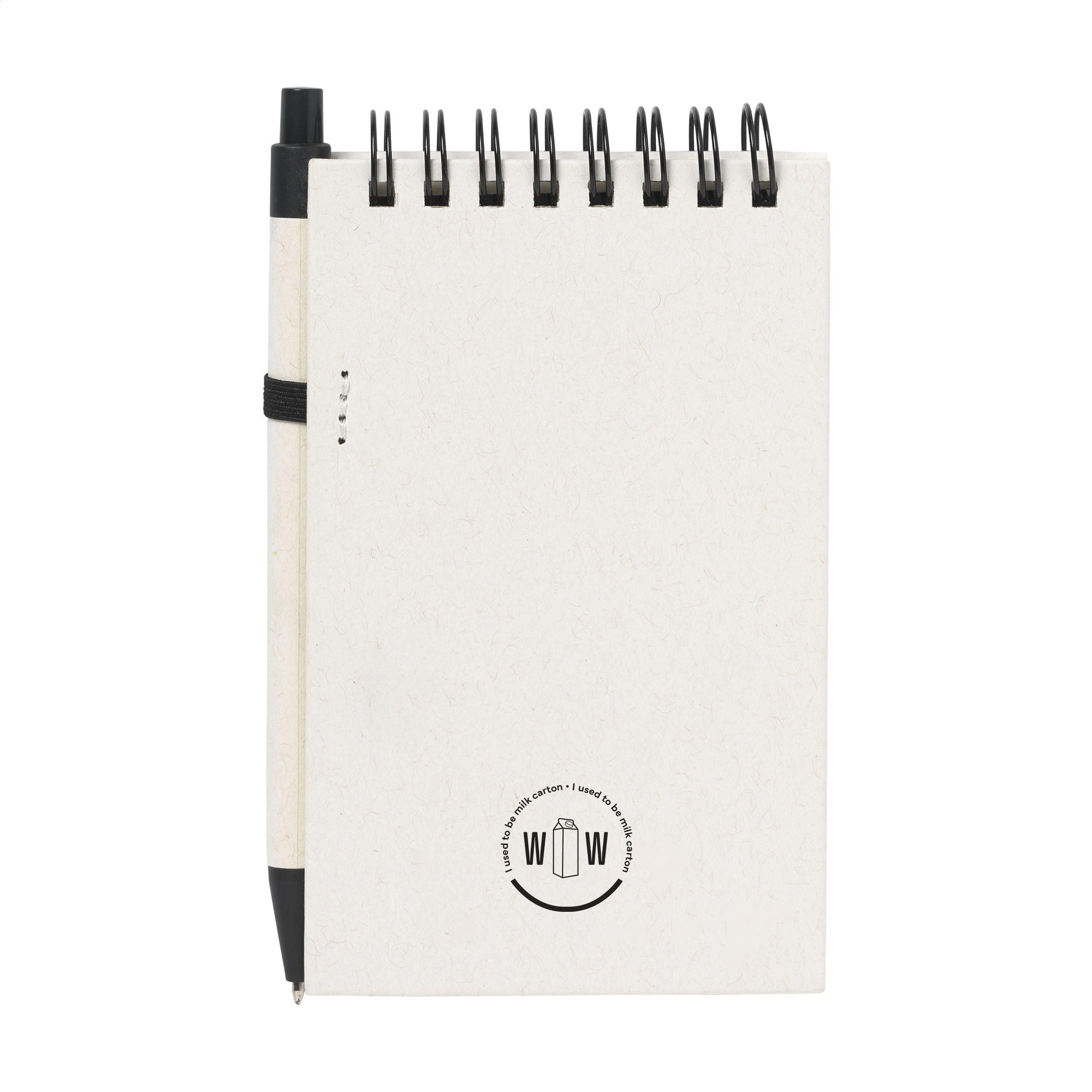 Milk-Carton Smart Note Set Paper Notebook