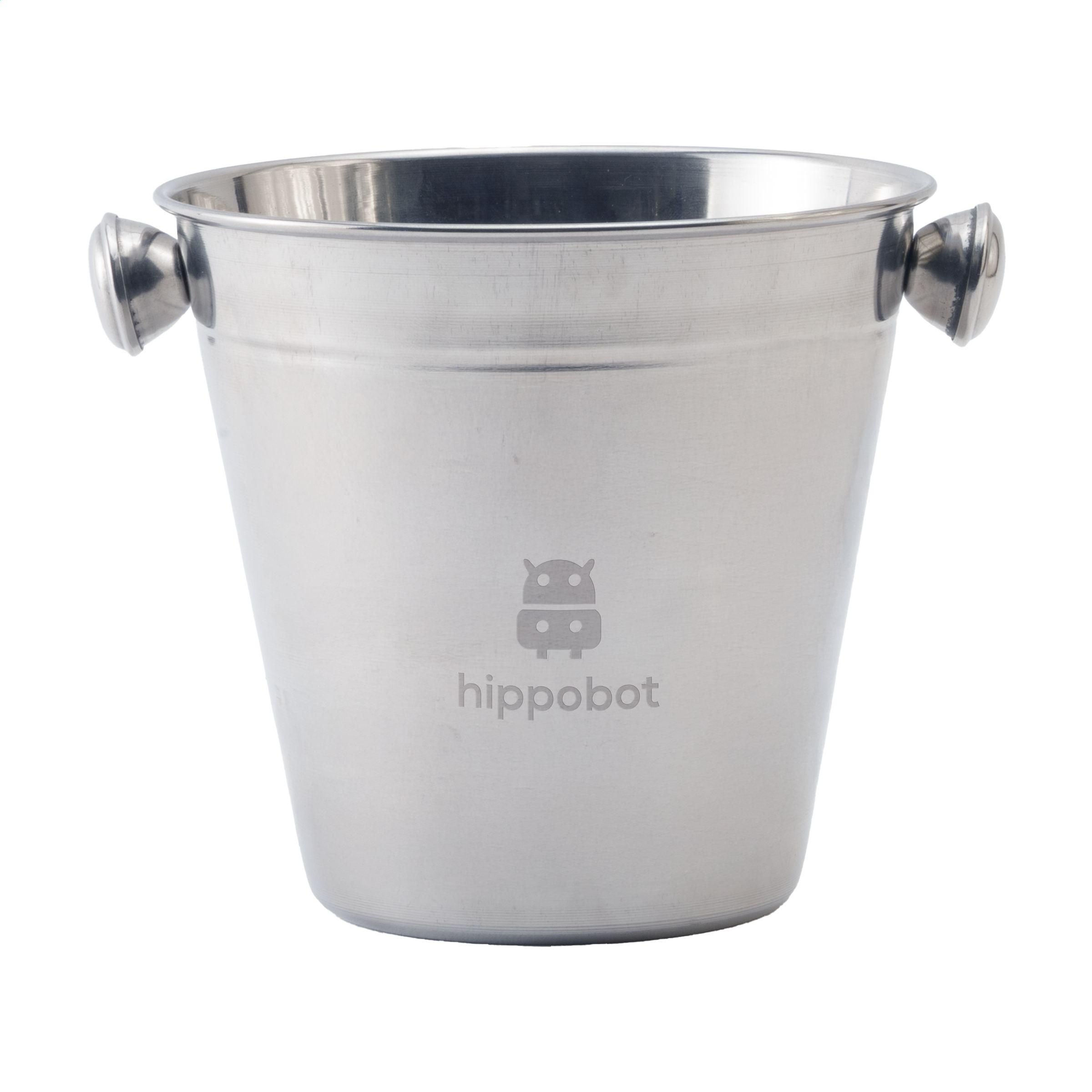 Shiny Stainless Steel Ice Bucket 1.4 L