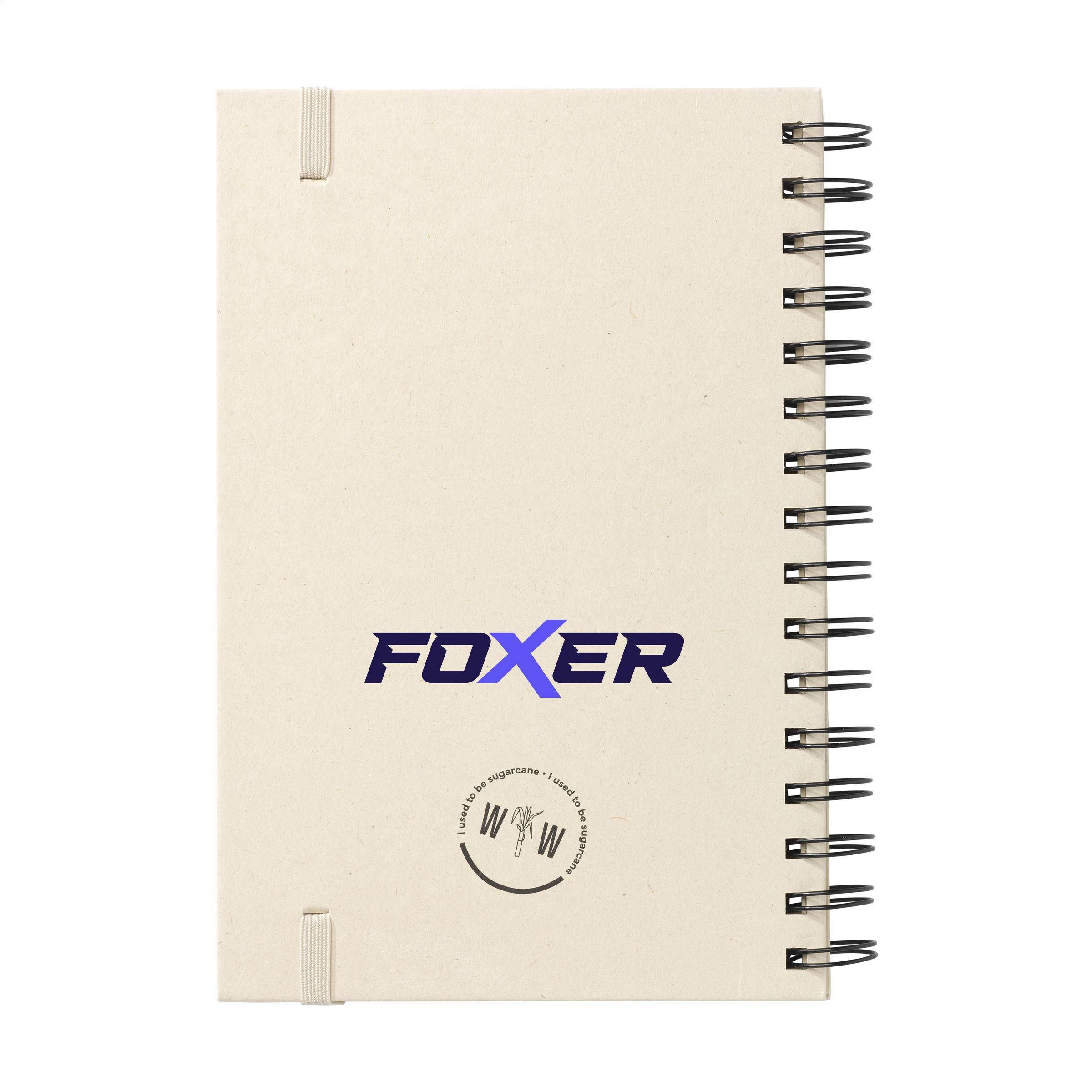 Sugarcane Bagasse Spiral Paper Notebook A5