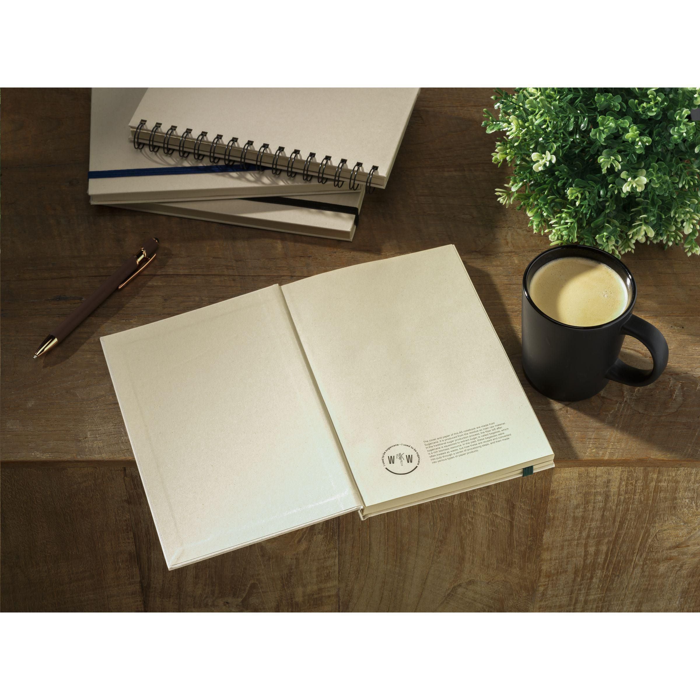 Bagasse Sugarcane Paper Notebook A5