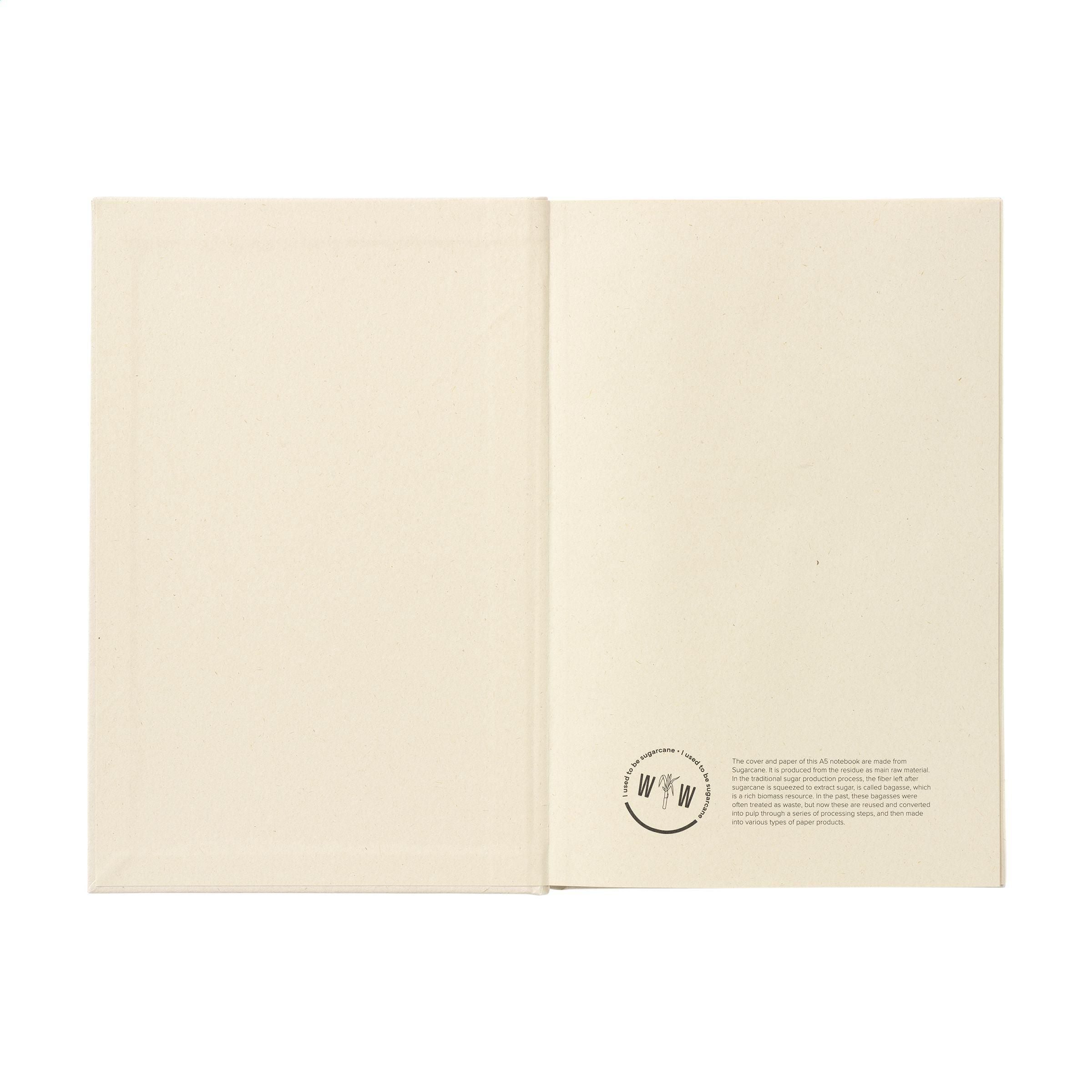 Bagasse Sugarcane Paper Notebook A5
