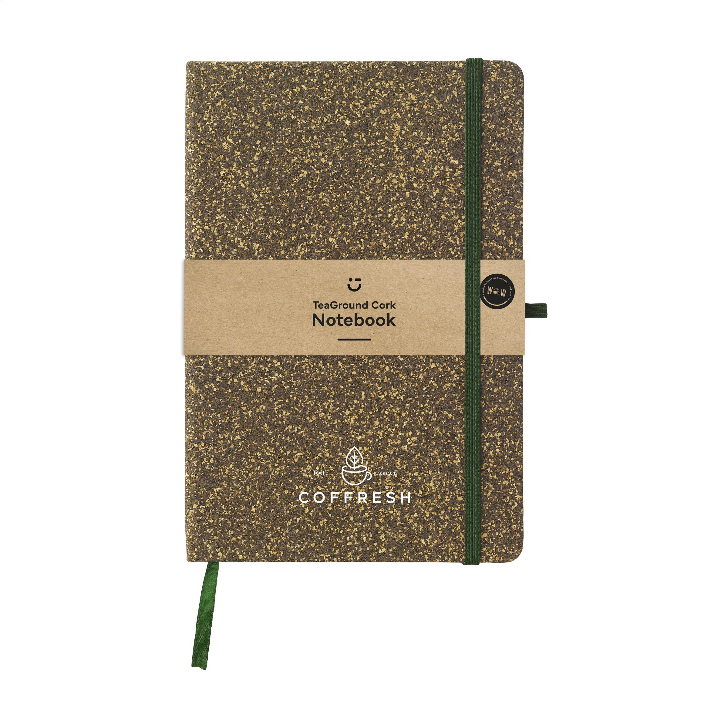 Teaground Cork Paper Notebook A5
