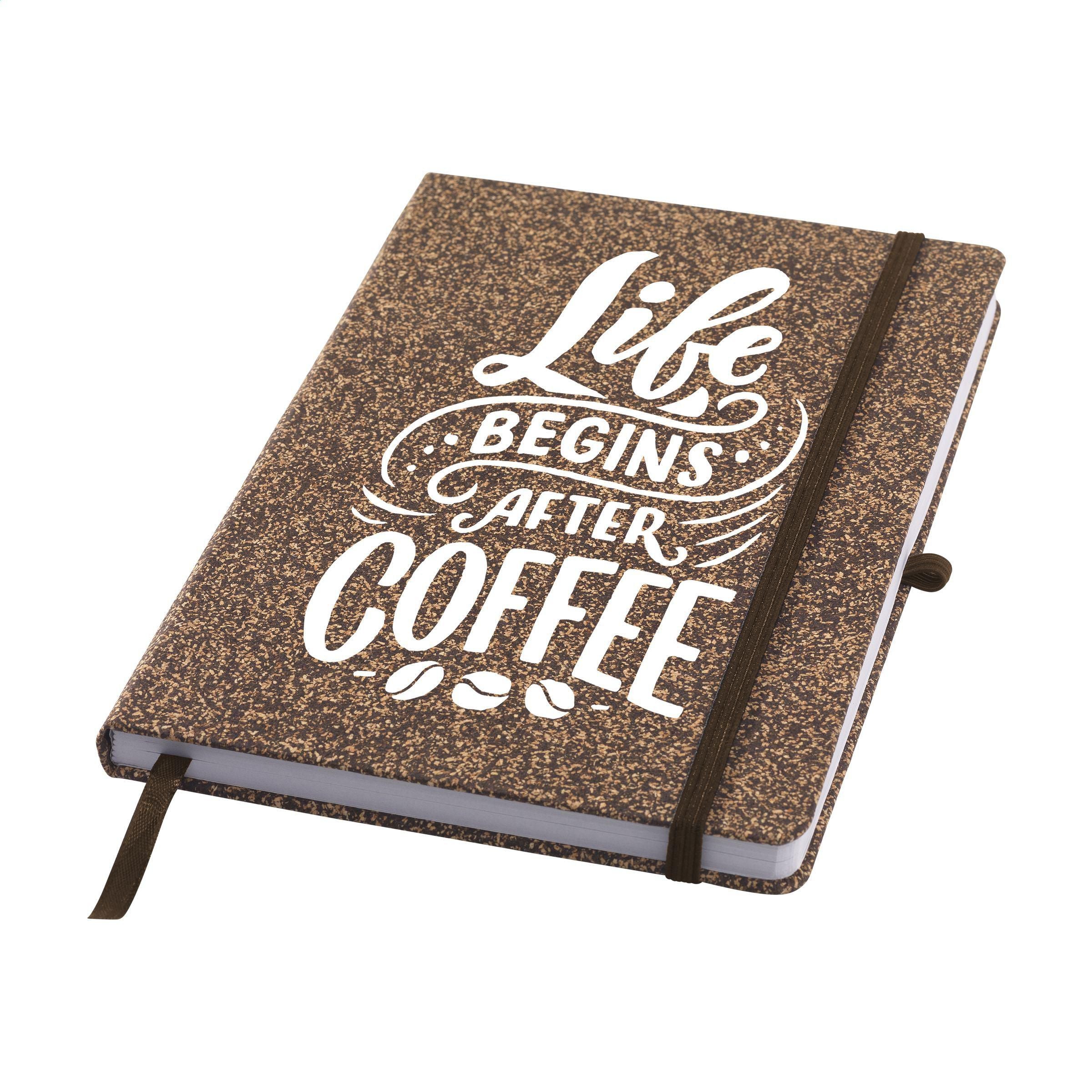 Coffeeground Cork Paper Notebook A5