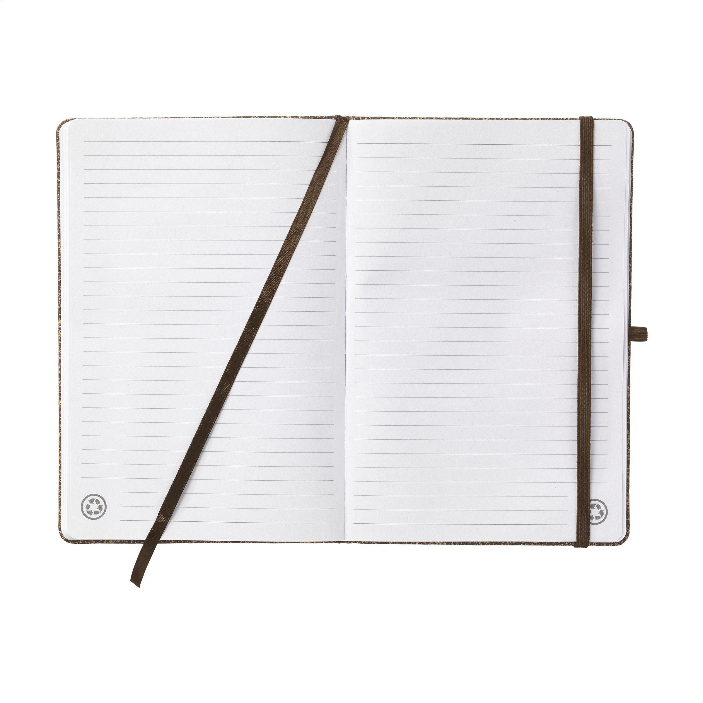Coffeeground Cork Paper Notebook A5