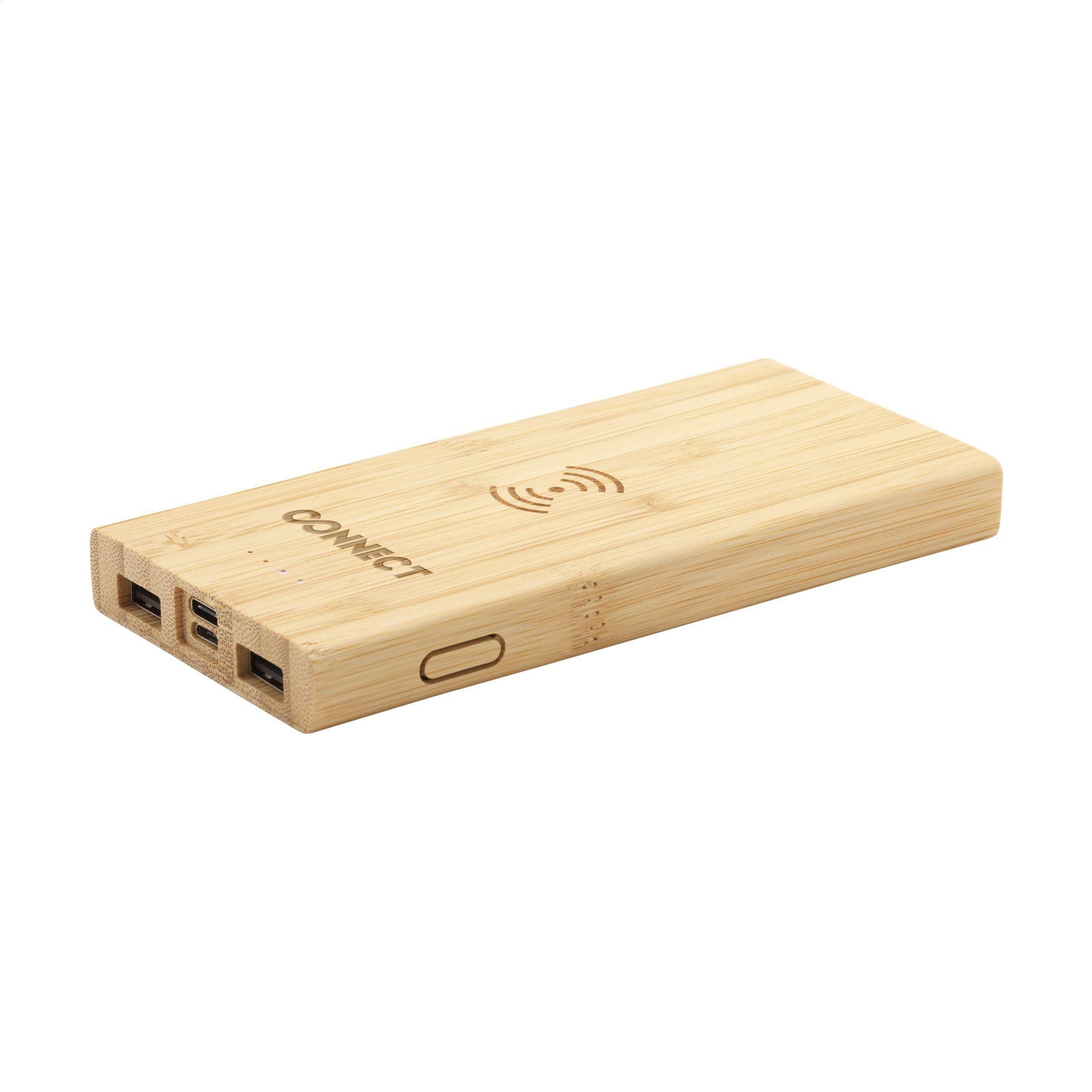 Bamboo 8000 Wireless Powerbank Wireless Charger