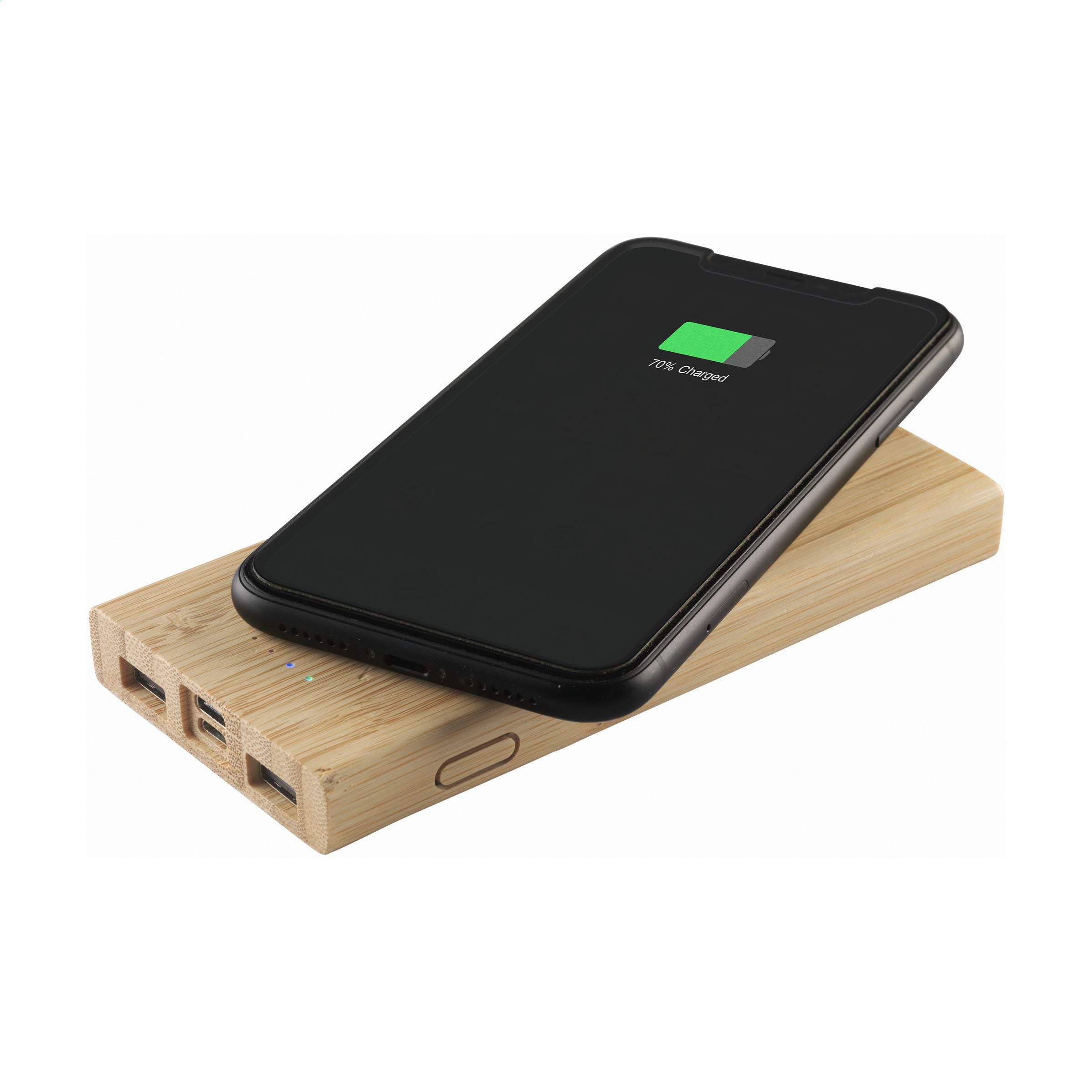 Bamboo 8000 Wireless Powerbank Wireless Charger