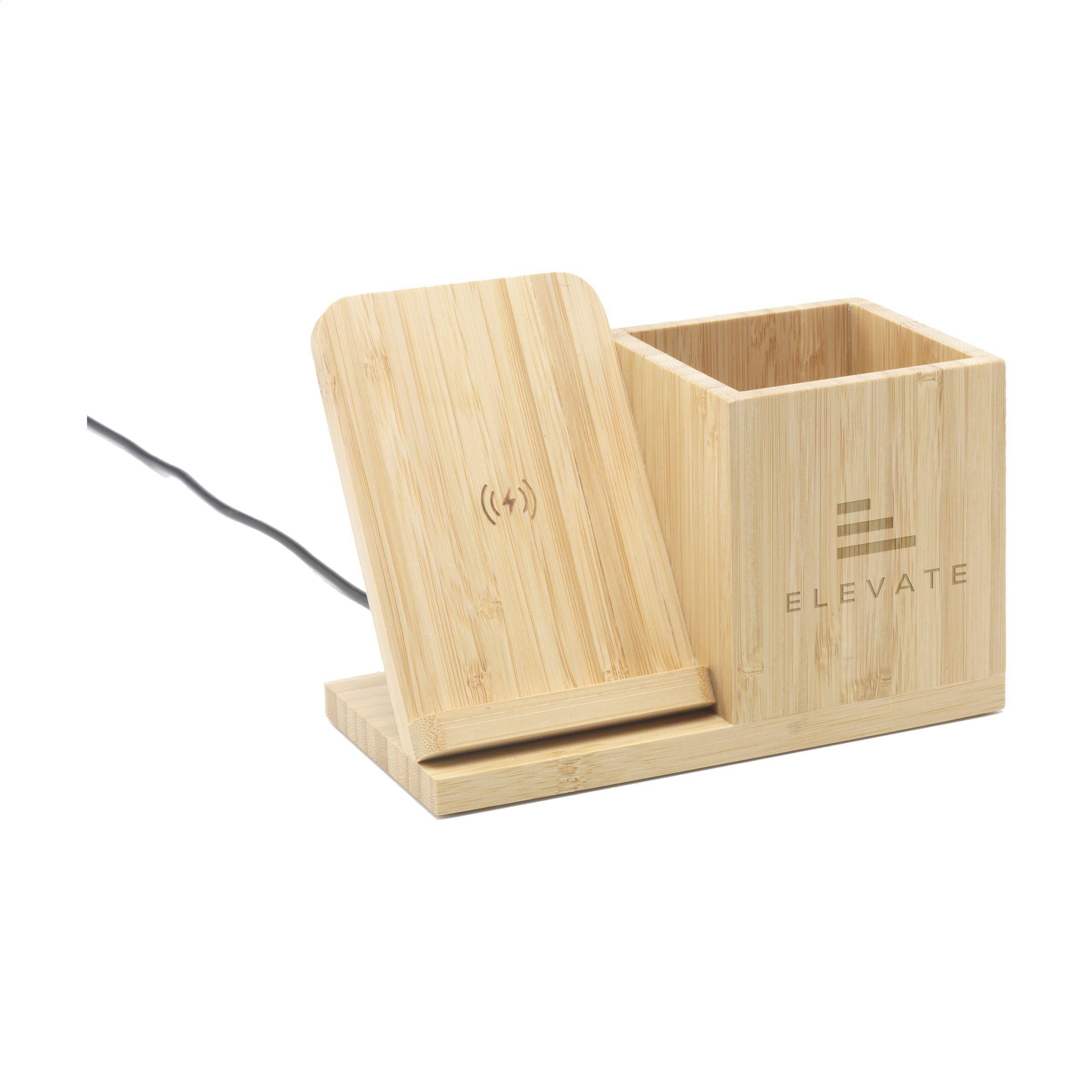 Bamboo Boss 15W Charger/Pen Holder