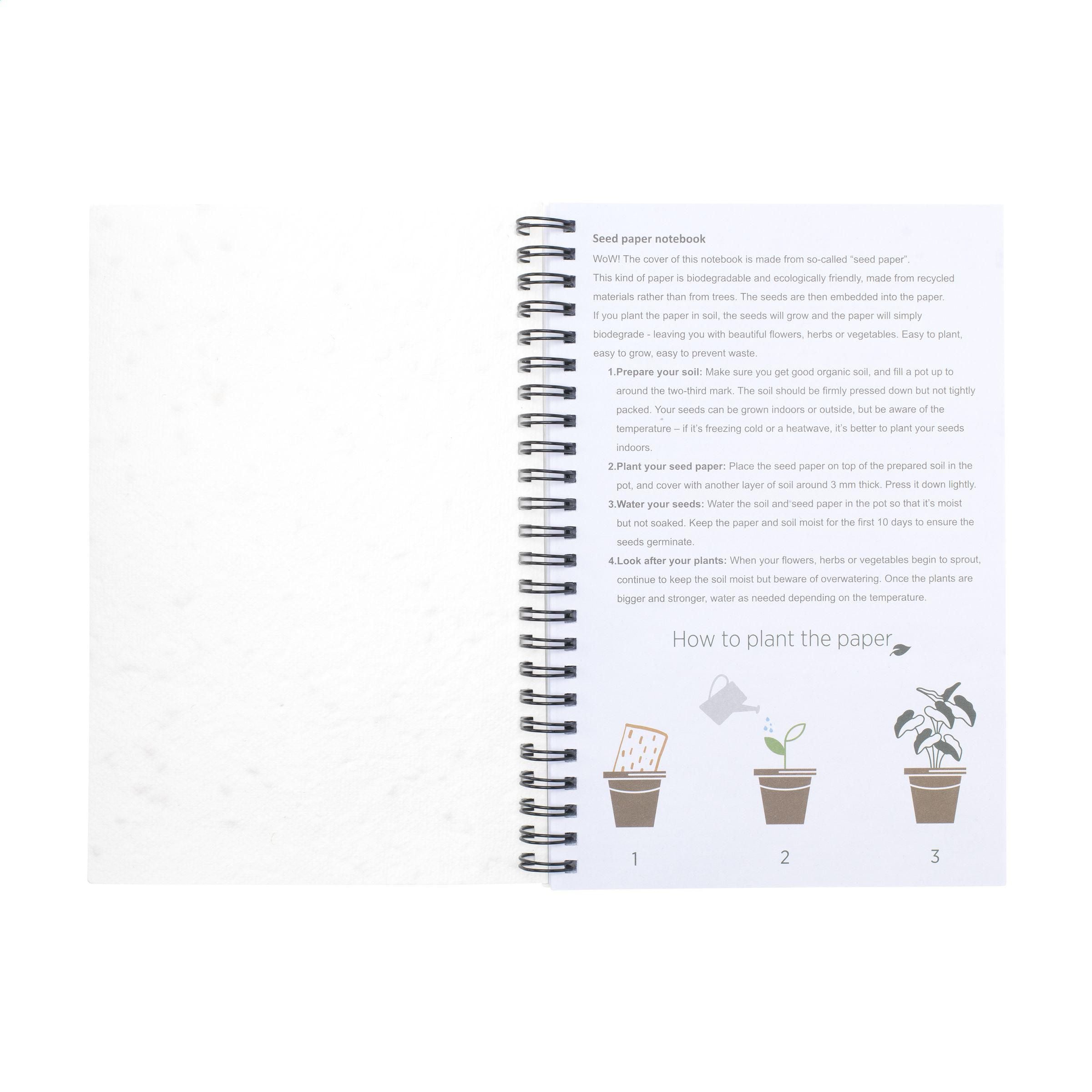 Seed Paper Notebook A5