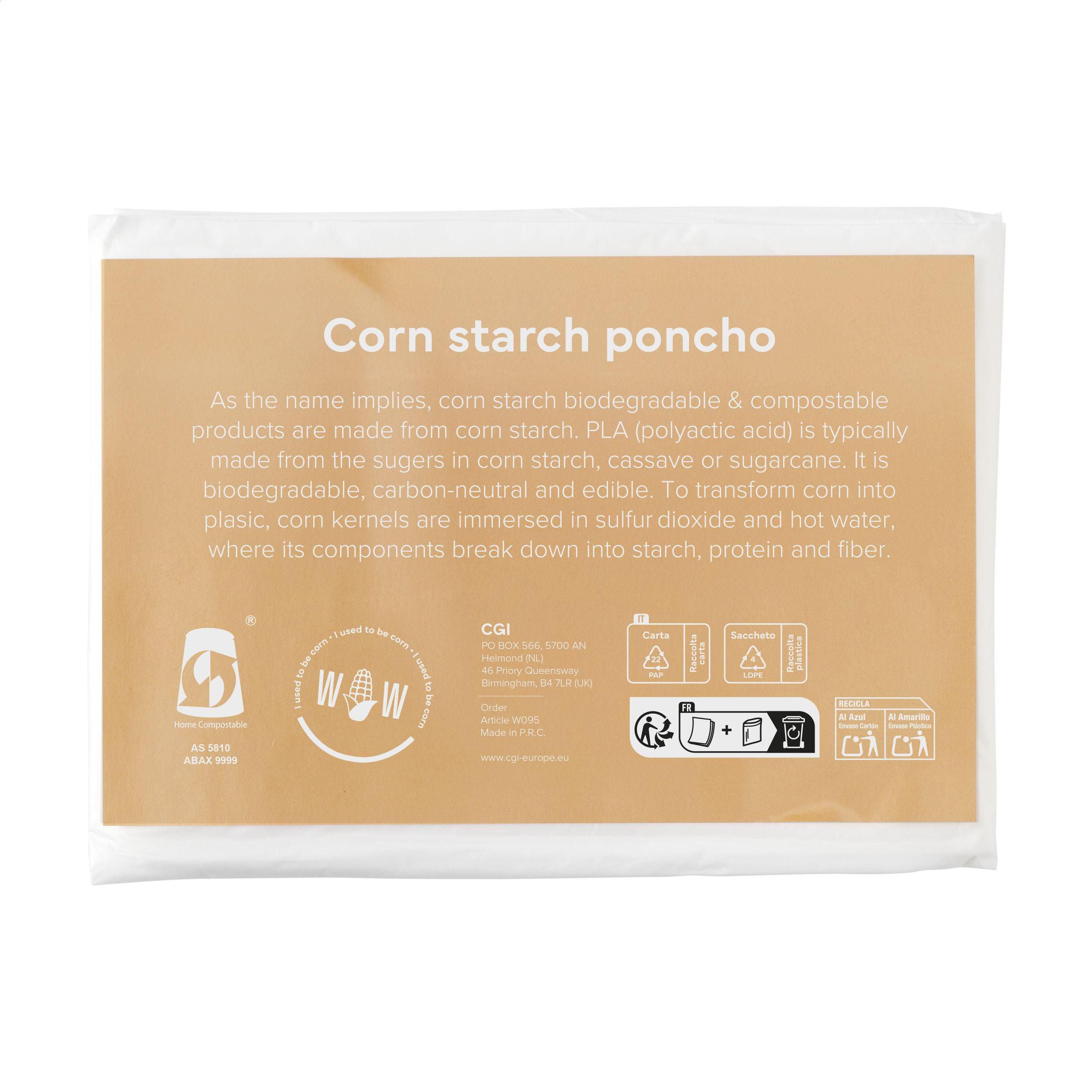 Corn Poncho Raincoat