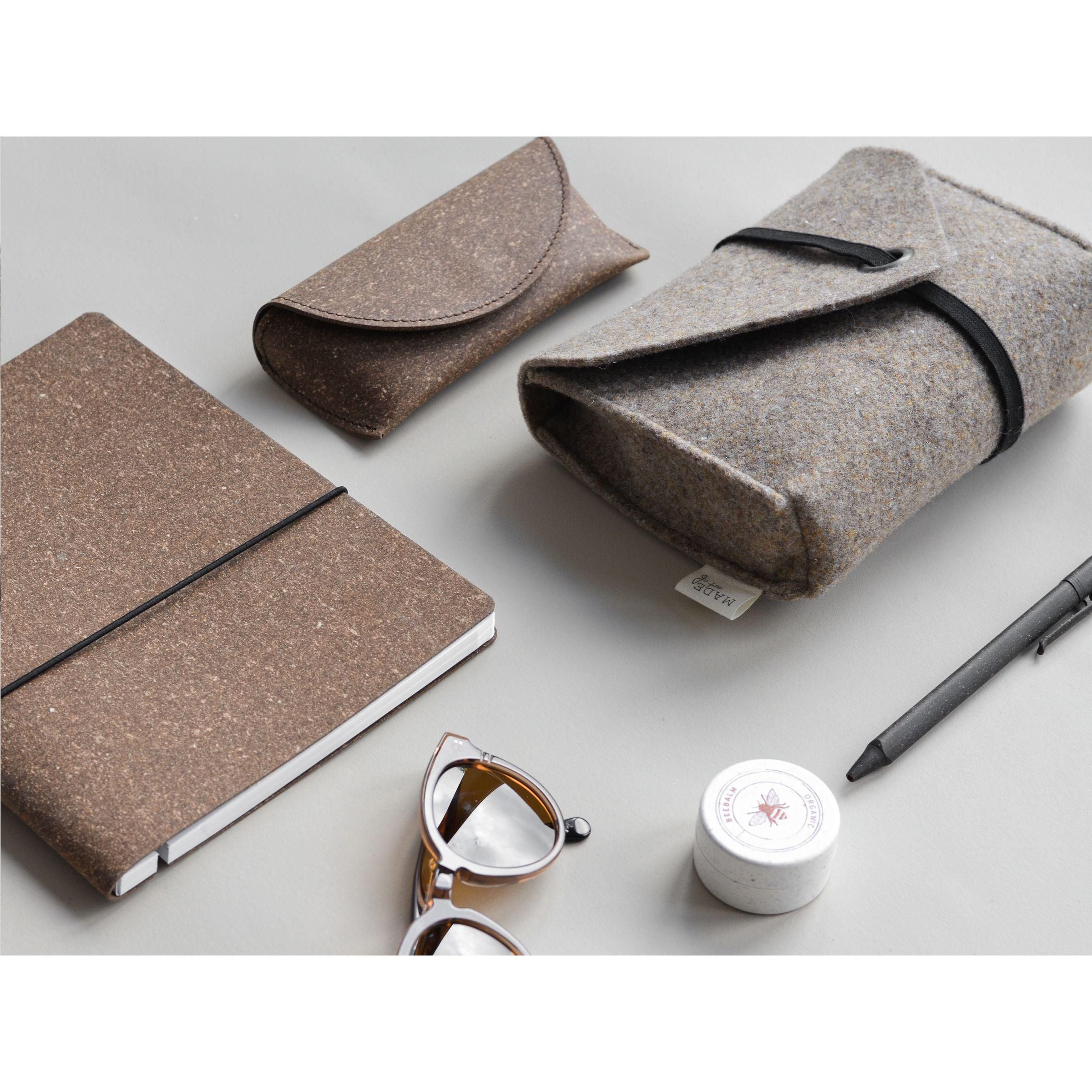 Recycled Leather Refillable Paper Notebook A5