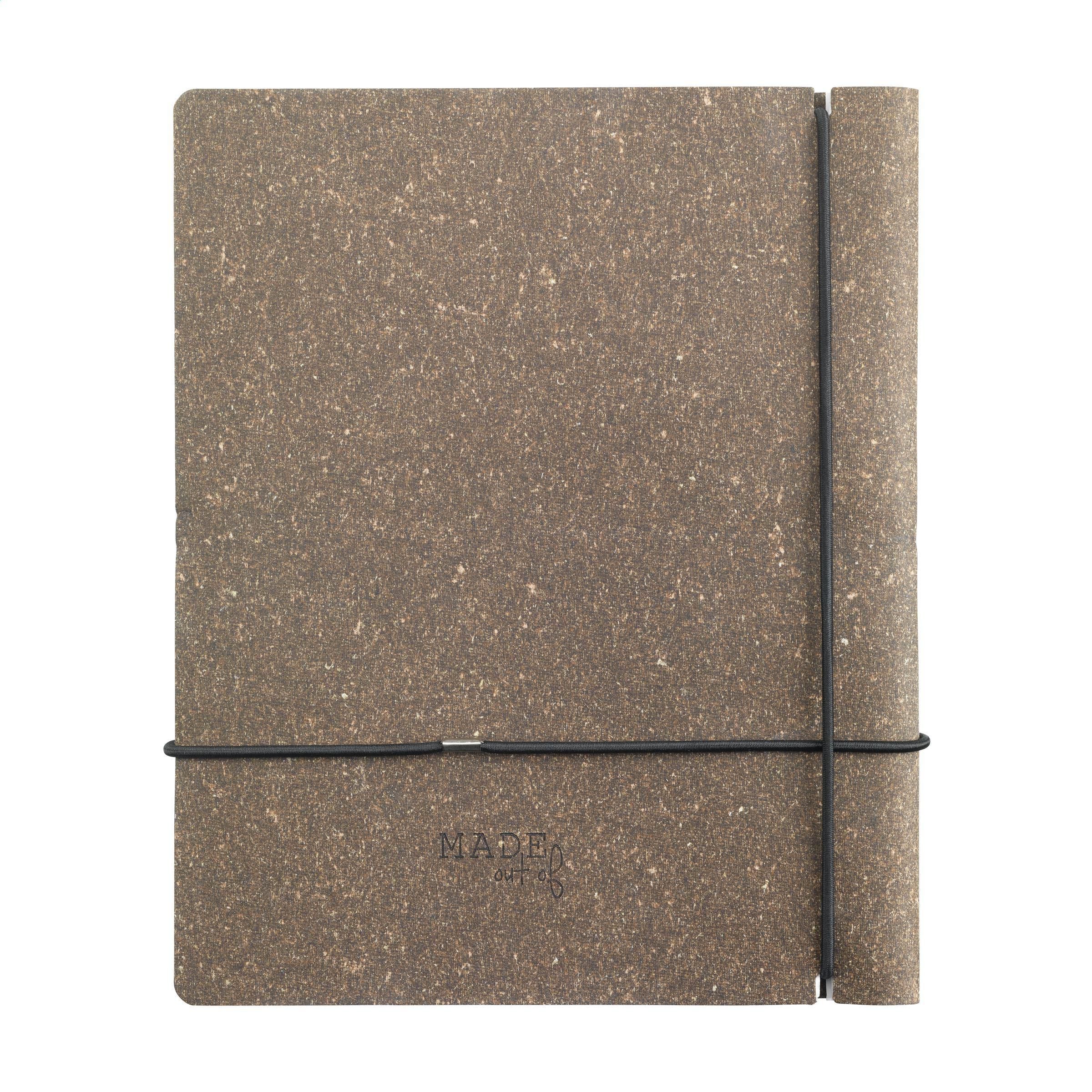 Recycled Leather Refillable Paper Notebook A5
