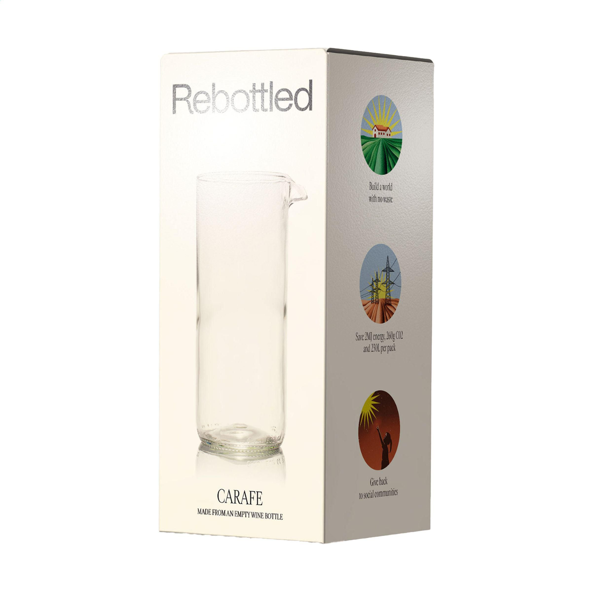 Rebottled® Carafe 600 Ml Carafe