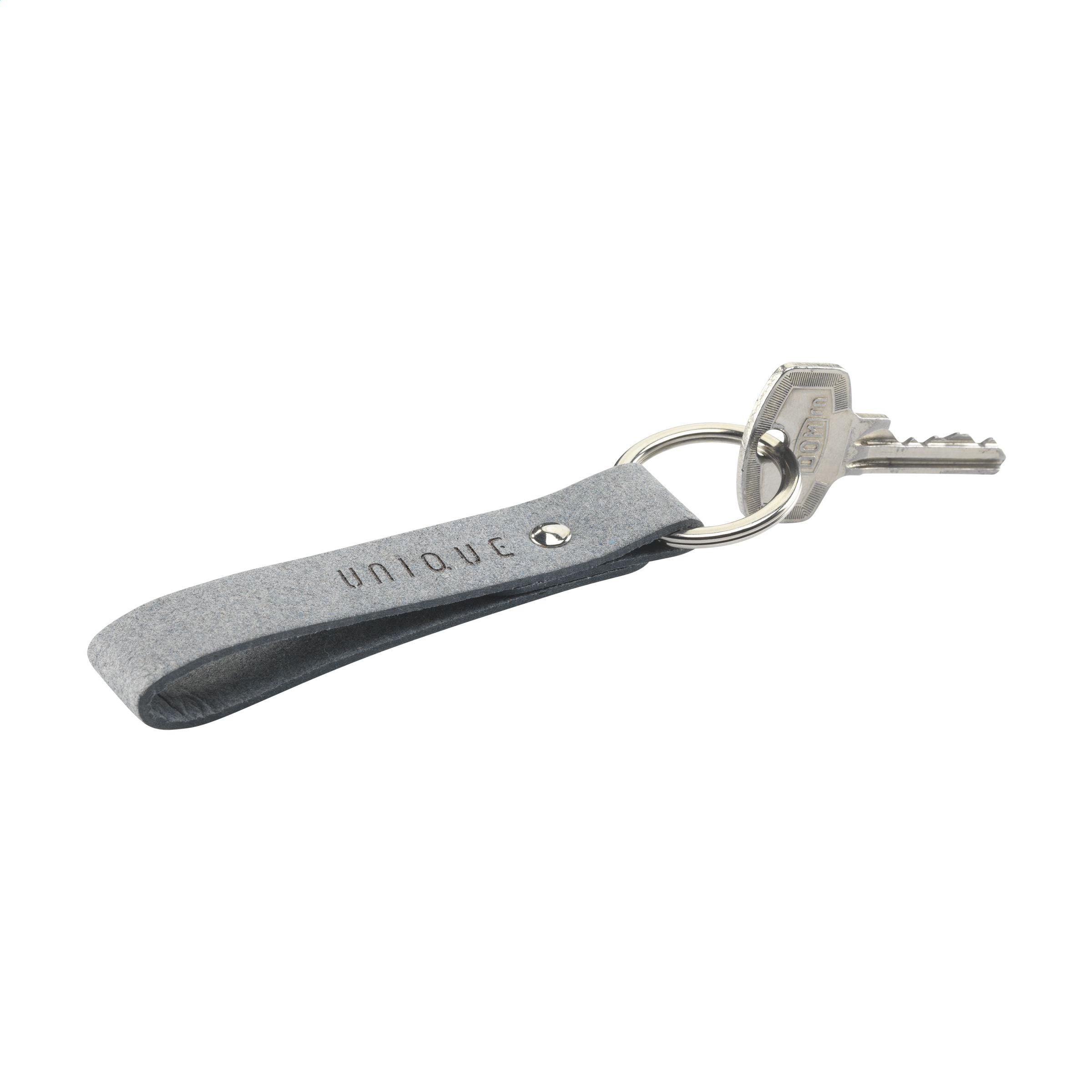 Recycled Denim Textile Keyring