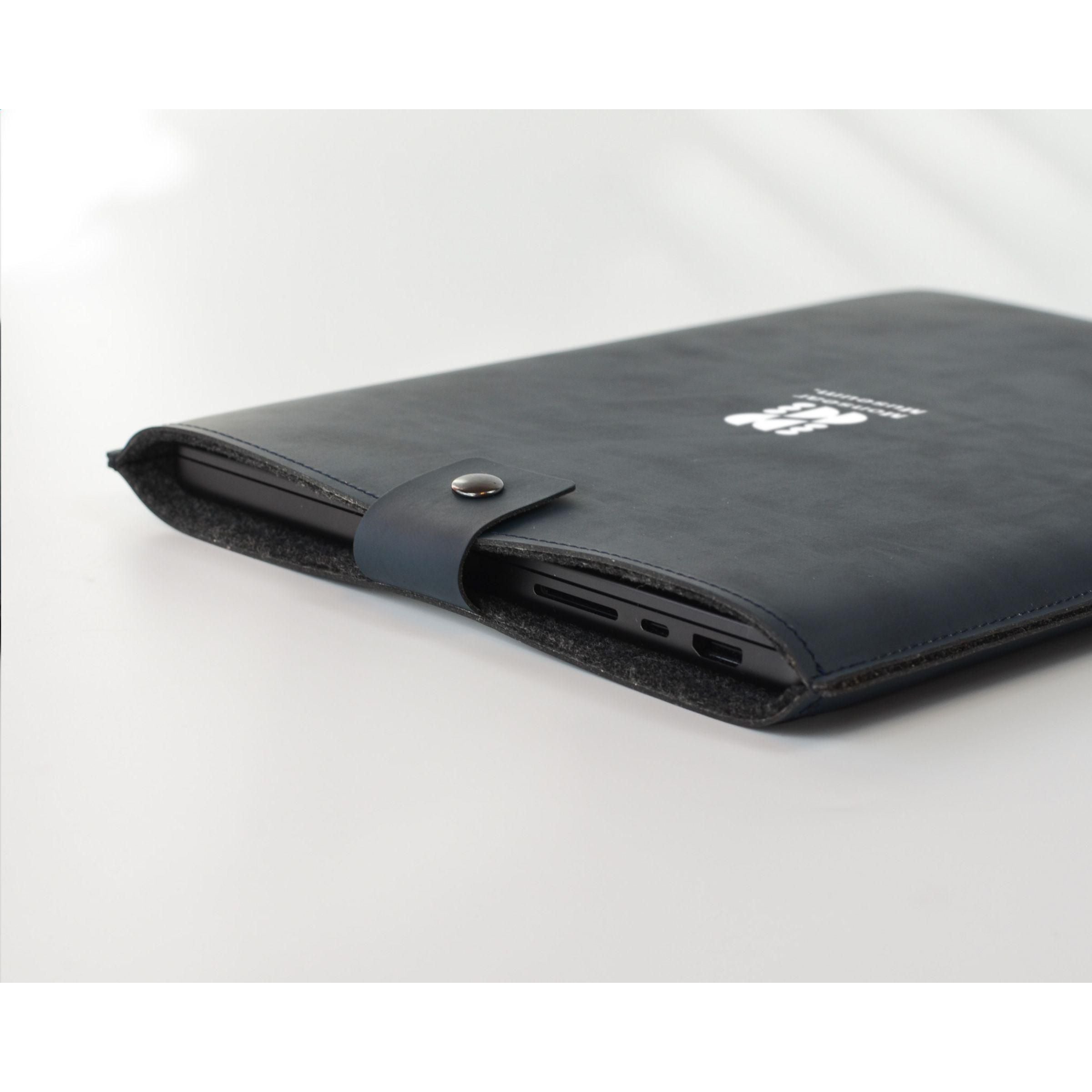 Recycled Leather Laptop Sleeve 16"