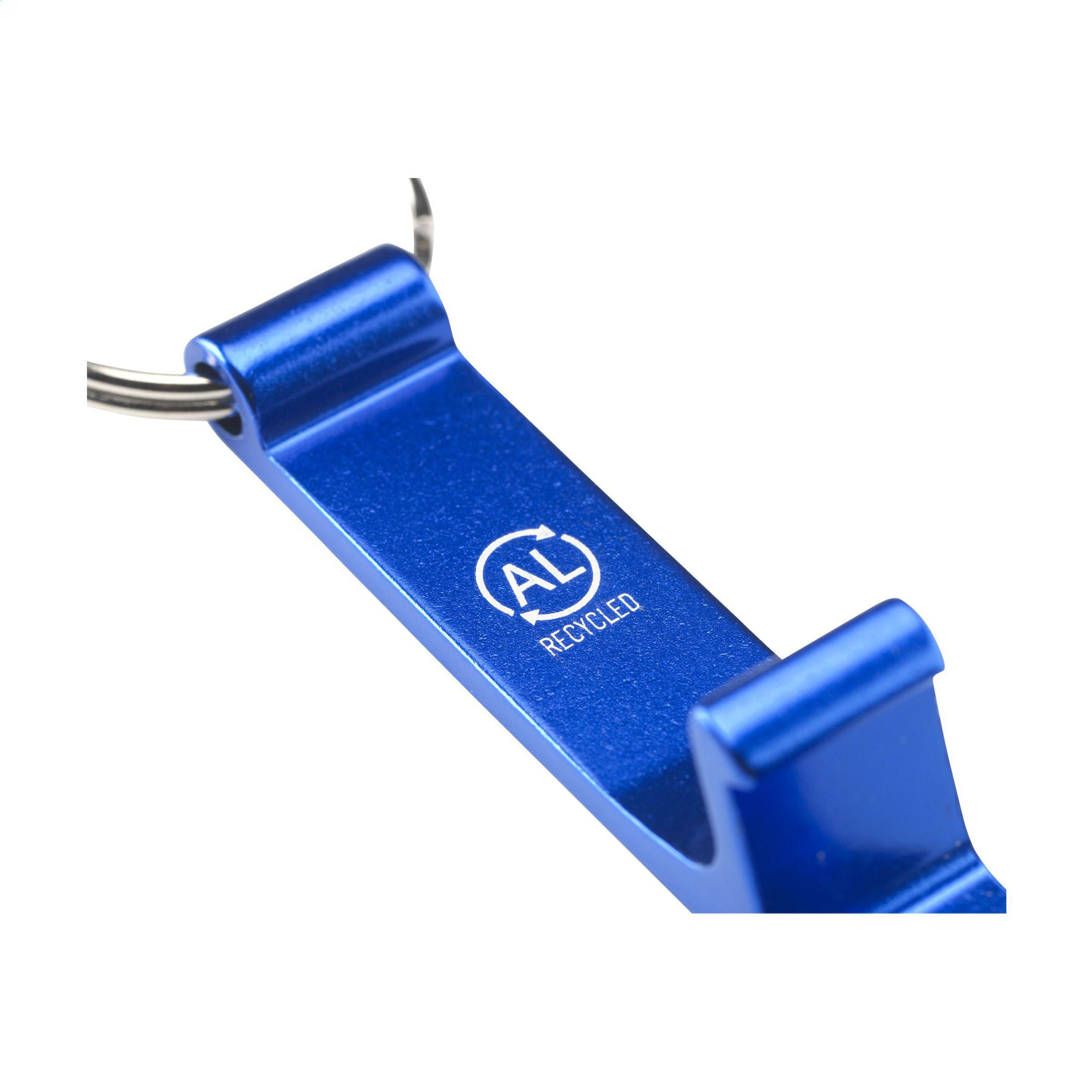 Alu Opener Phone Stand Grs Recycled Keyring