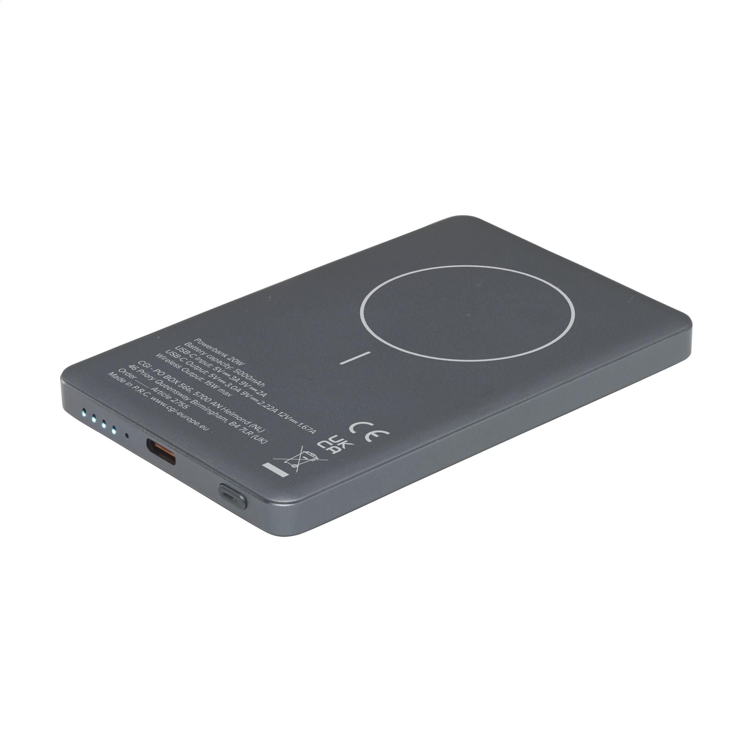 Wireless Rcs Recycled Alu Magsafe Powerbank 5000