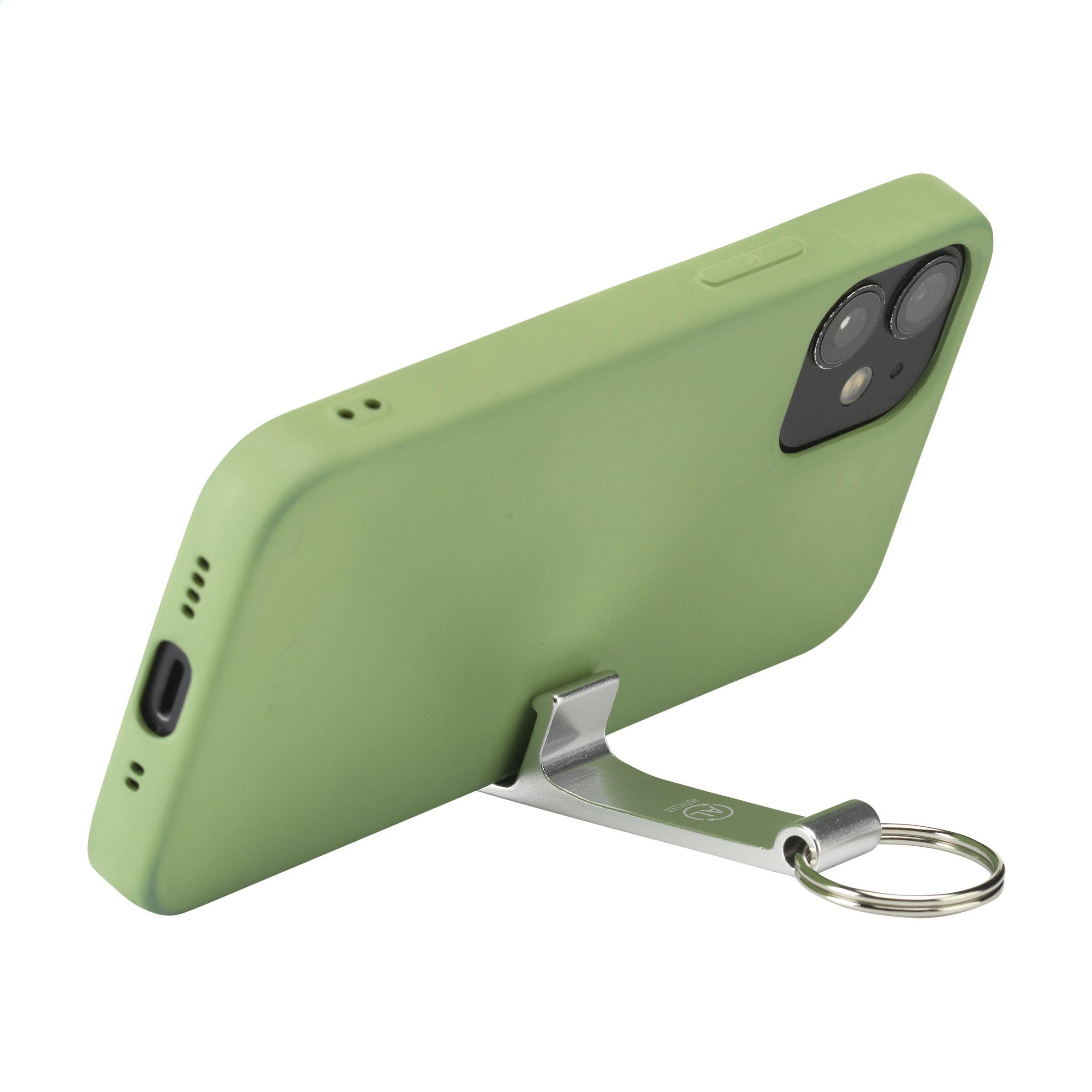 Alu Opener Phone Stand Grs Recycled Keyring