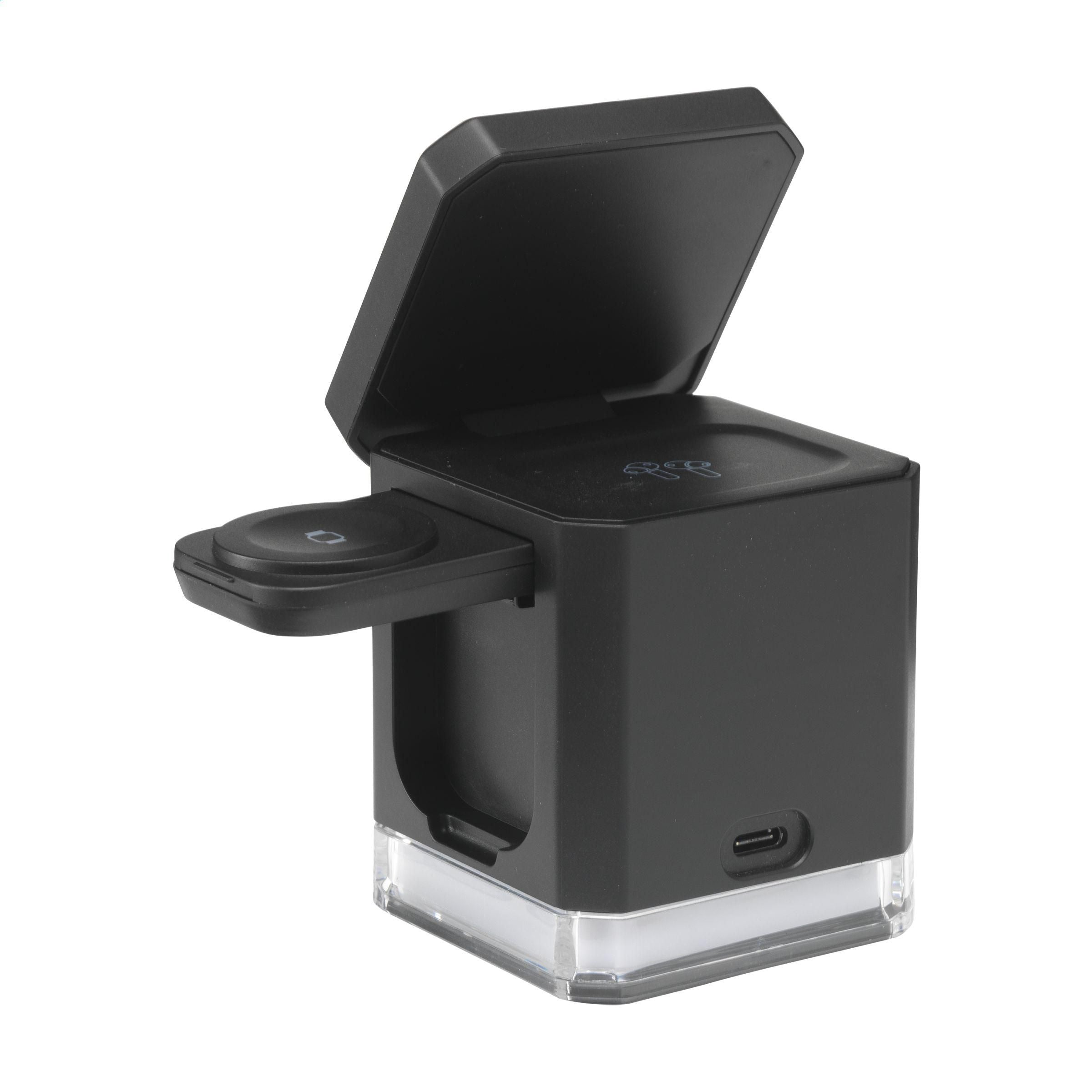 Cube Magsafe 3-In-1 Rcs Recycled Abs Charging Stand