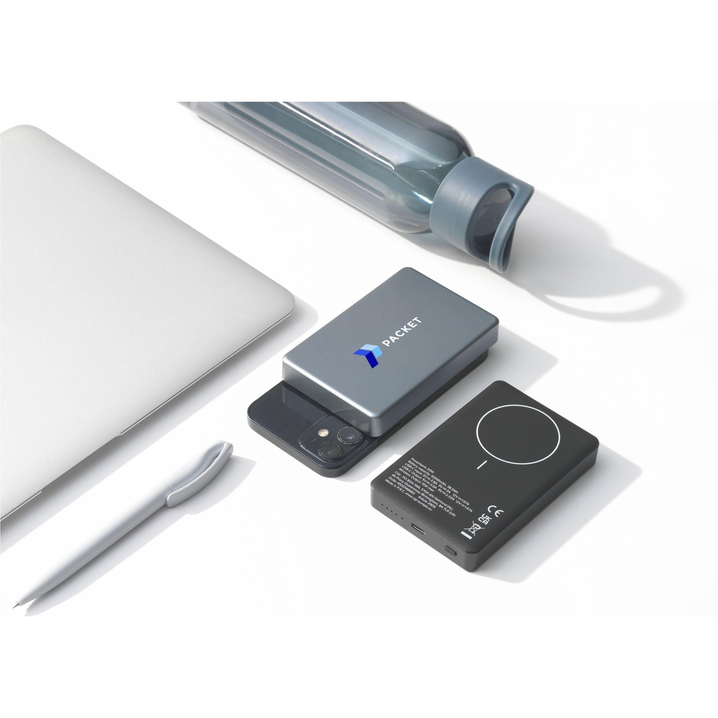 Wireless Rcs Recycled Alu Magsafe Powerbank 10000