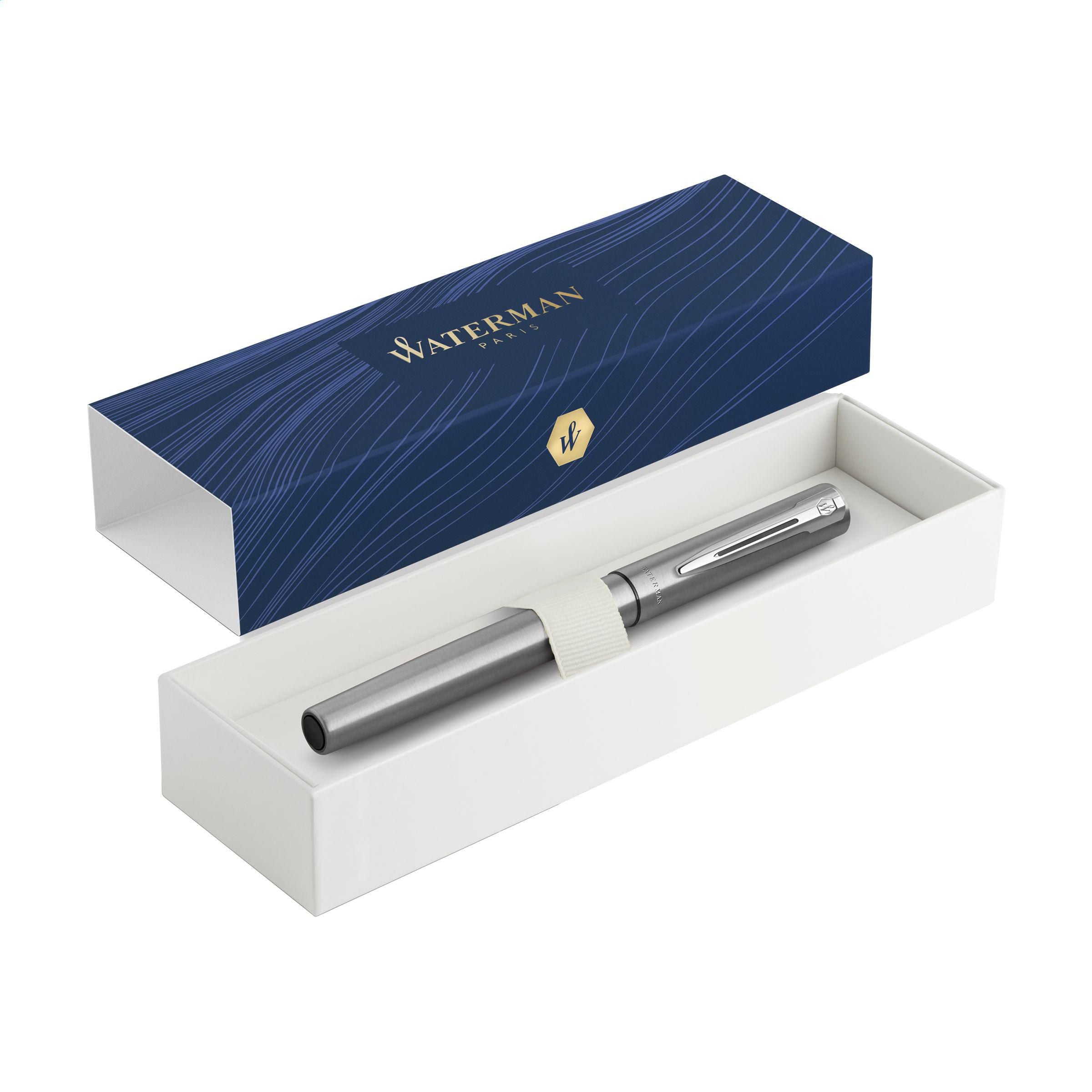 Waterman Graduate Chrom Ct Ballpoint Pen - Black Ink