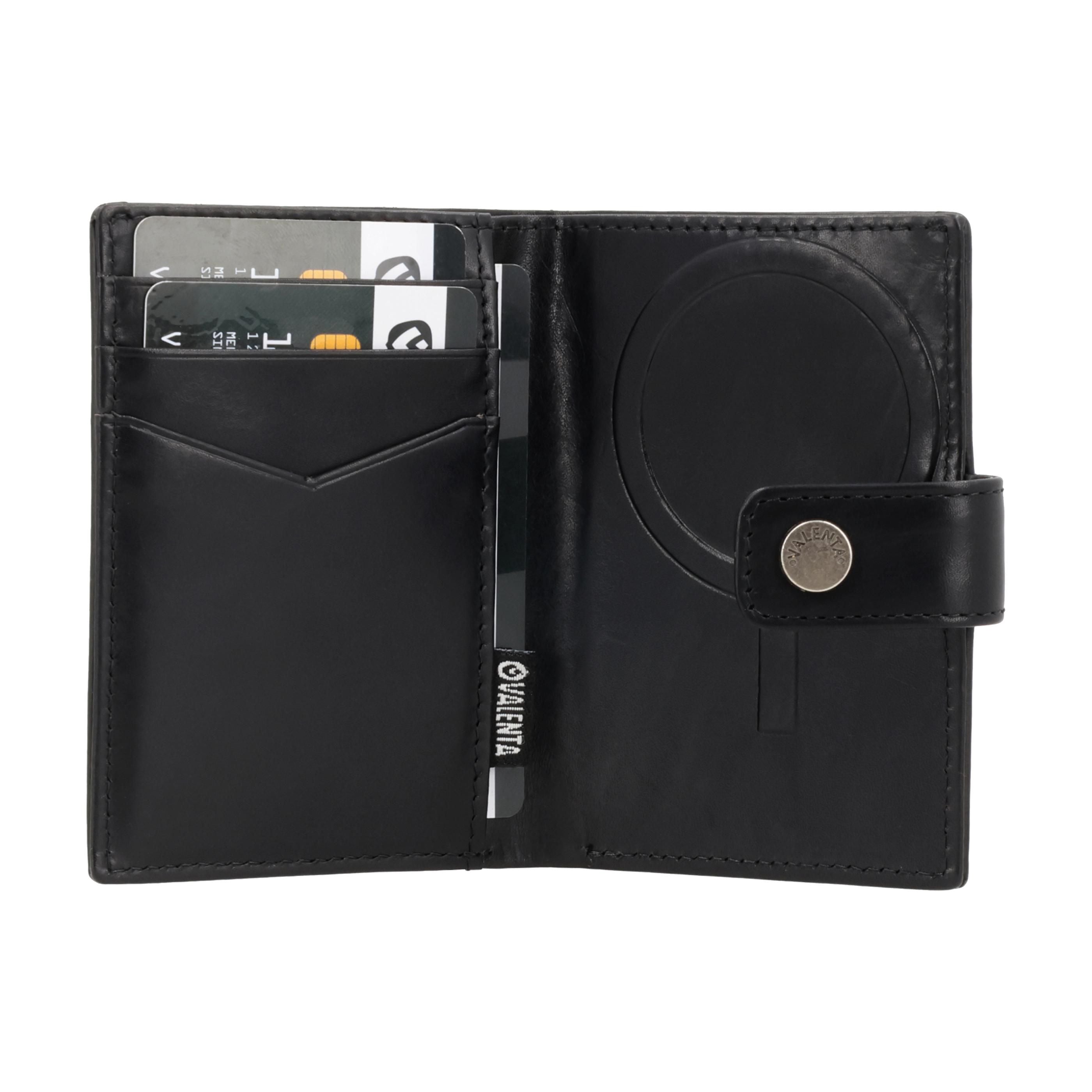 Valenta Card Wallet Leather Magsafe Luxe