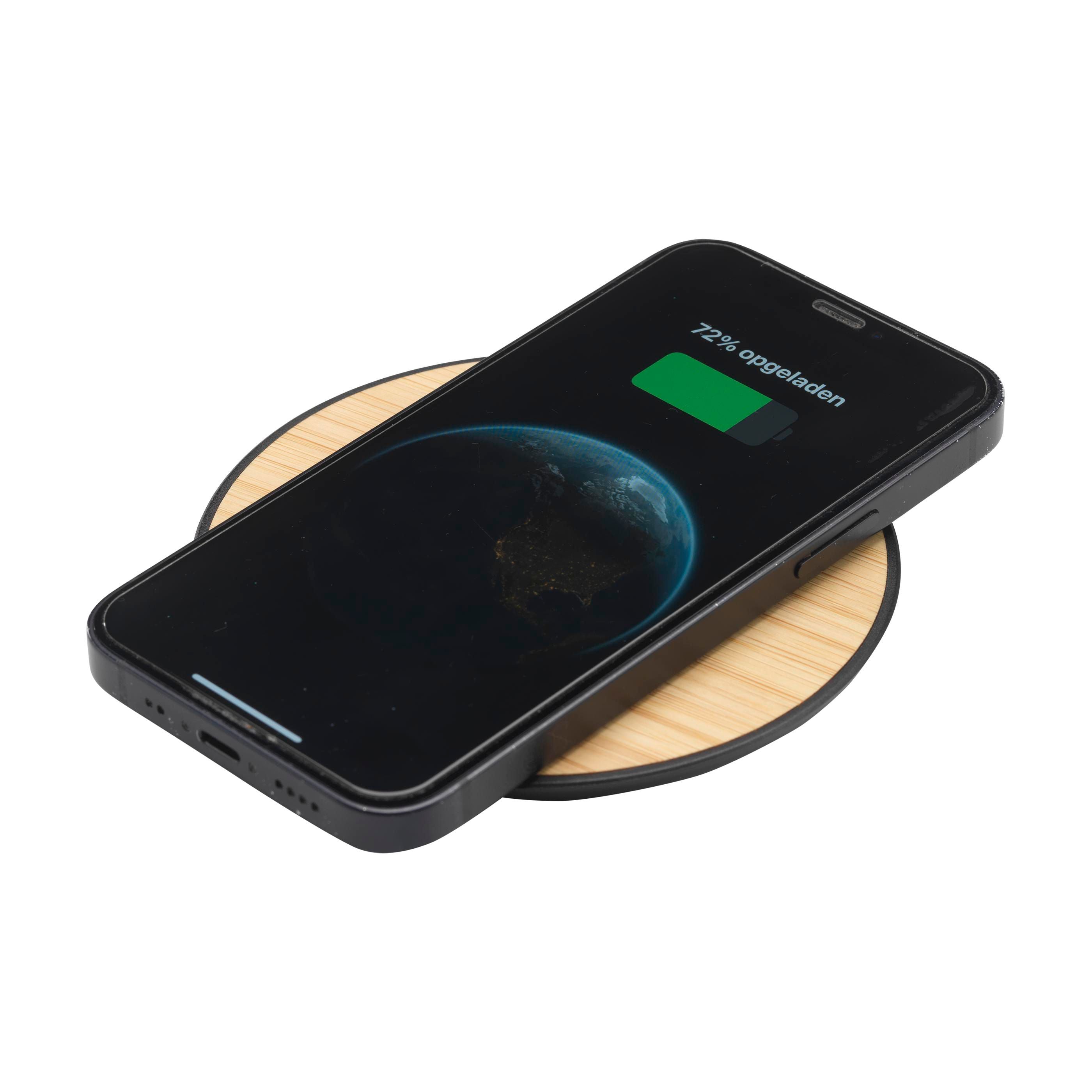 Bamboo 15W Wireless Fast Charger