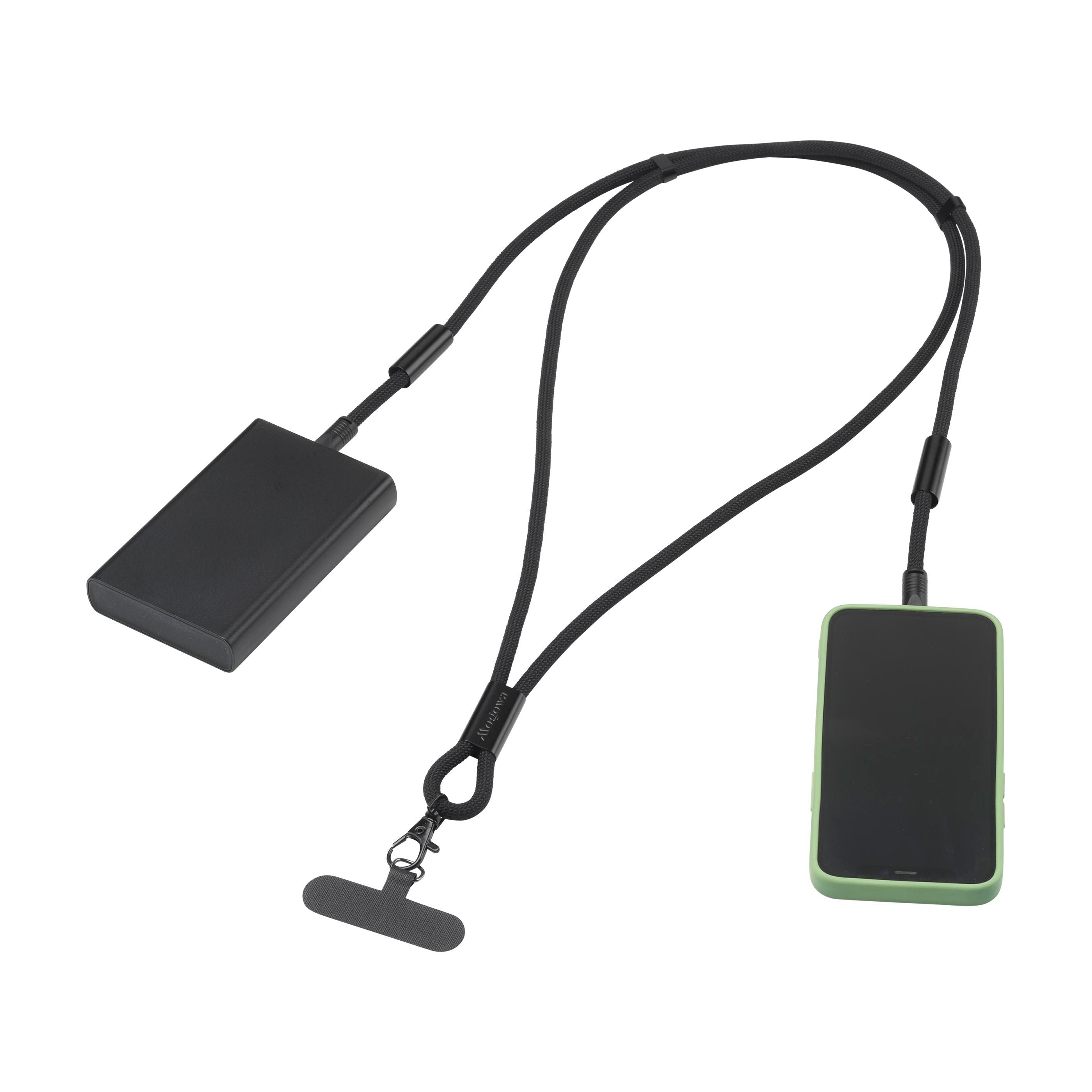 Lanyard 2-In-1 Grs Rpet Load & Sync Usb Cable