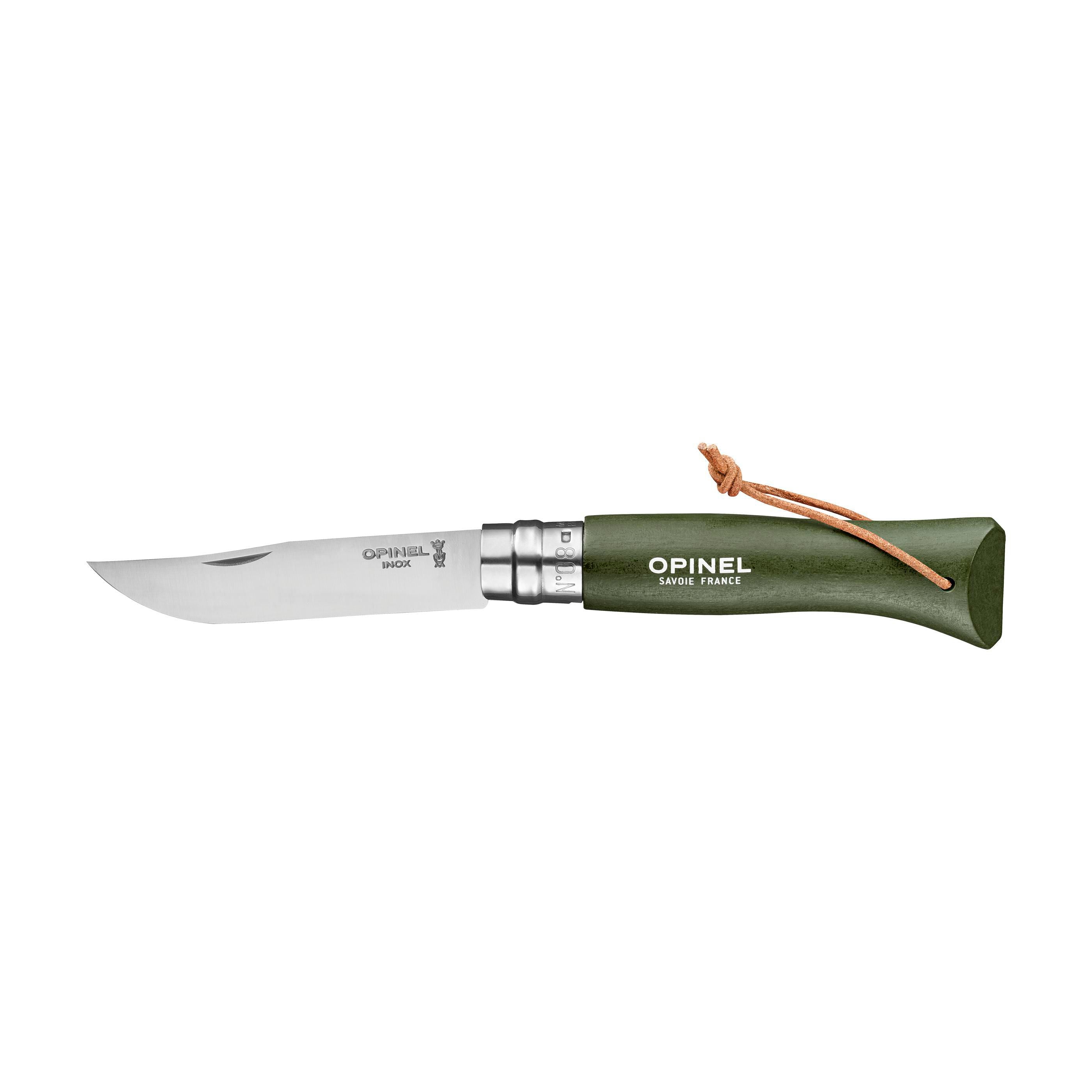 Opinel Colorama No 08 Pocket Knife In A Belt Pouch
