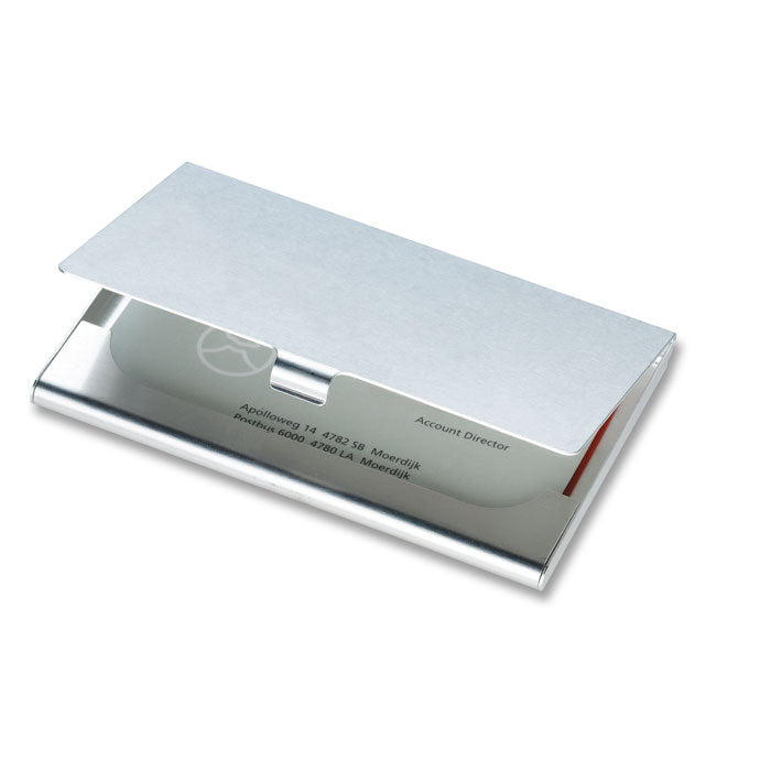 Aluminium business card holder