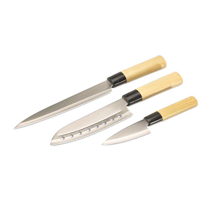 Japanese style knife set