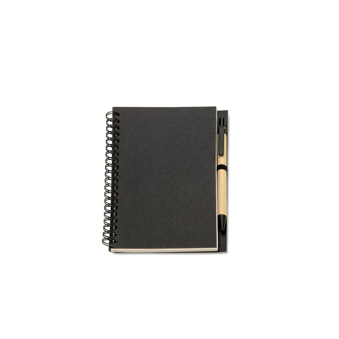 B6 Recycled notebook with pen