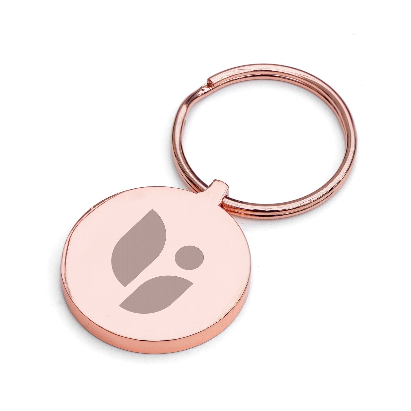 Round Metal Keyring