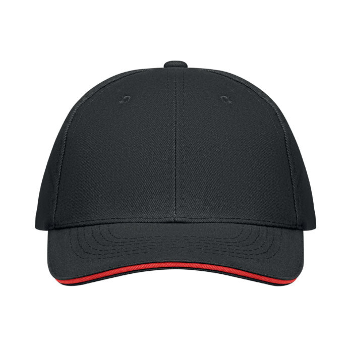 6 panel baseball cap